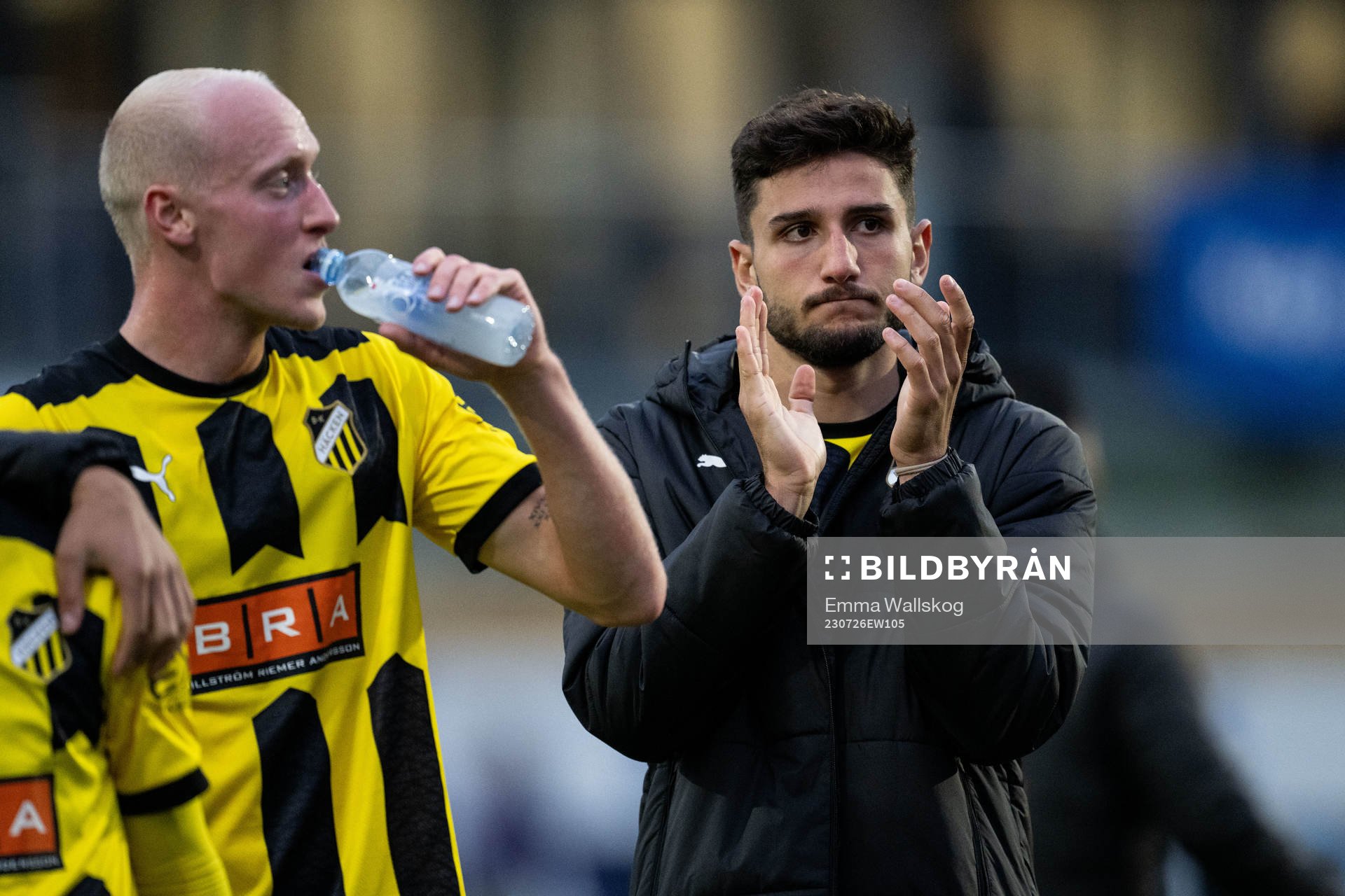 Filip Trpcevski of Häcken looks dejected