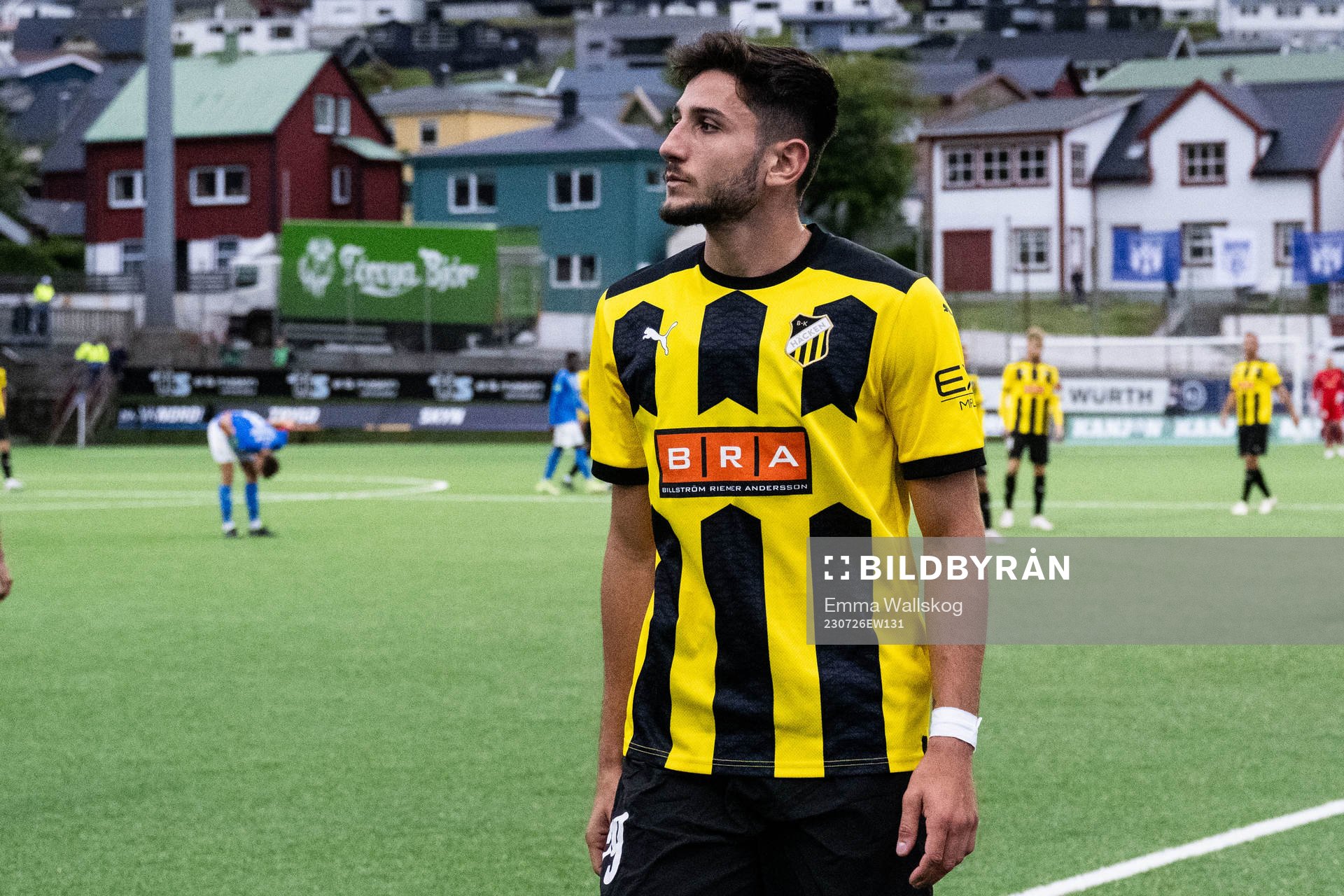 Filip Trpcevski of Häcken looks dejected