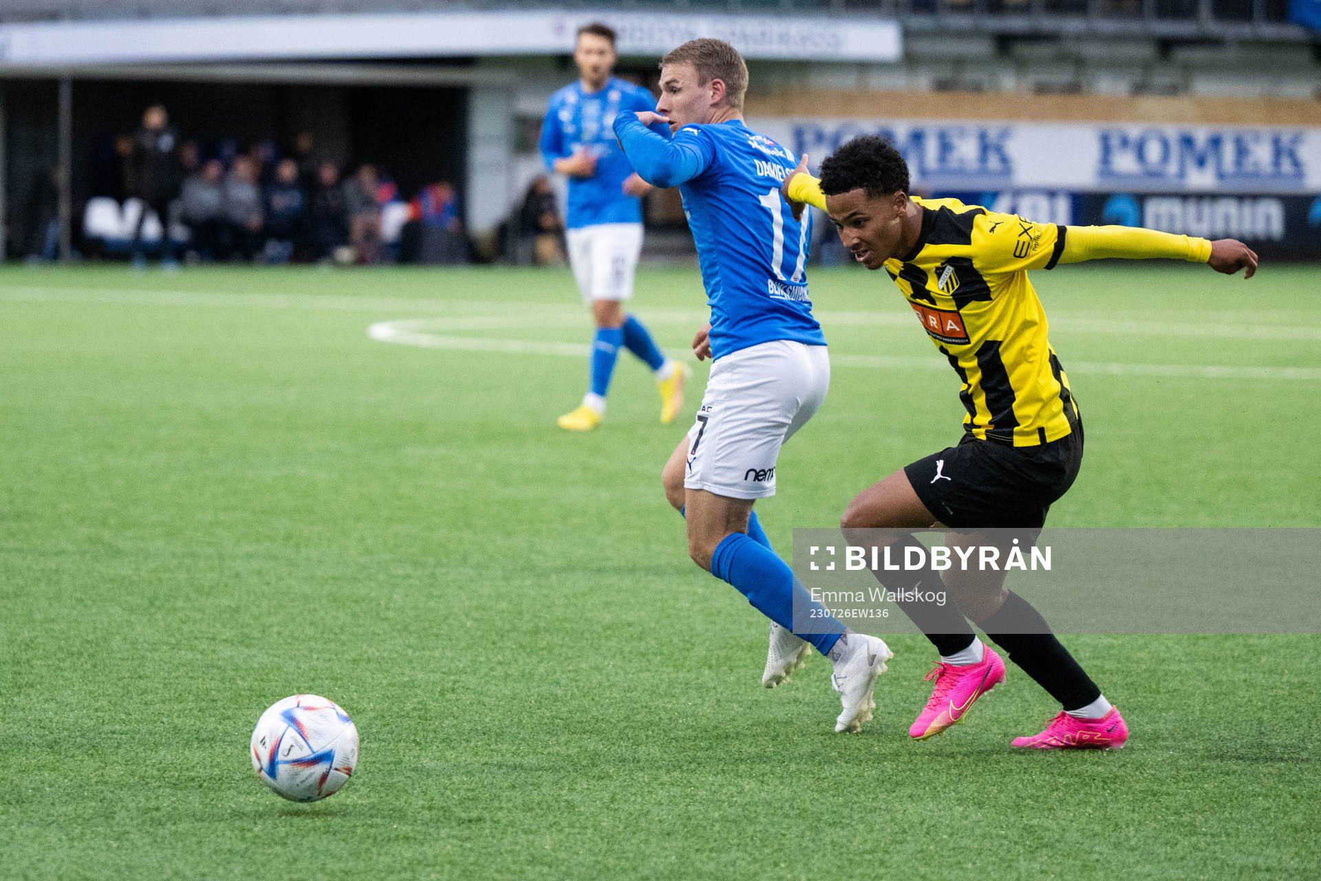 Jóannes Danielsen of Klaksvik and Momodou Lamin Sonko of