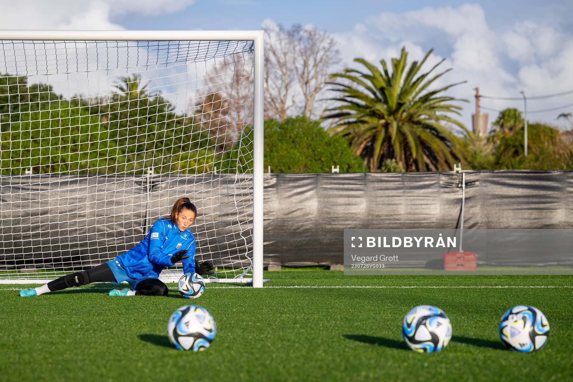 Goalkeeper Cecilie Fiskerstrand of the Norwegian women’s