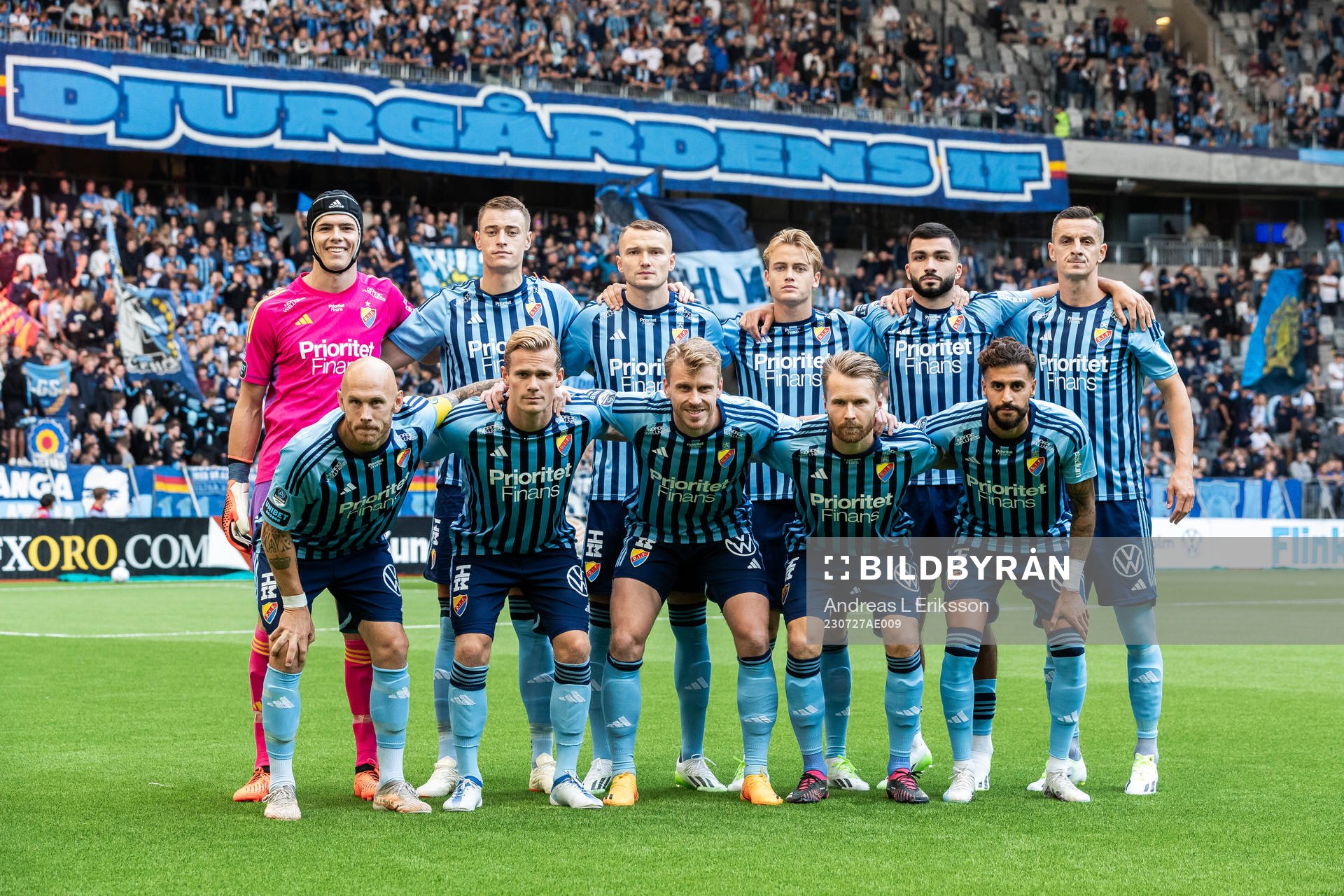 The starting eleven of Djurgården