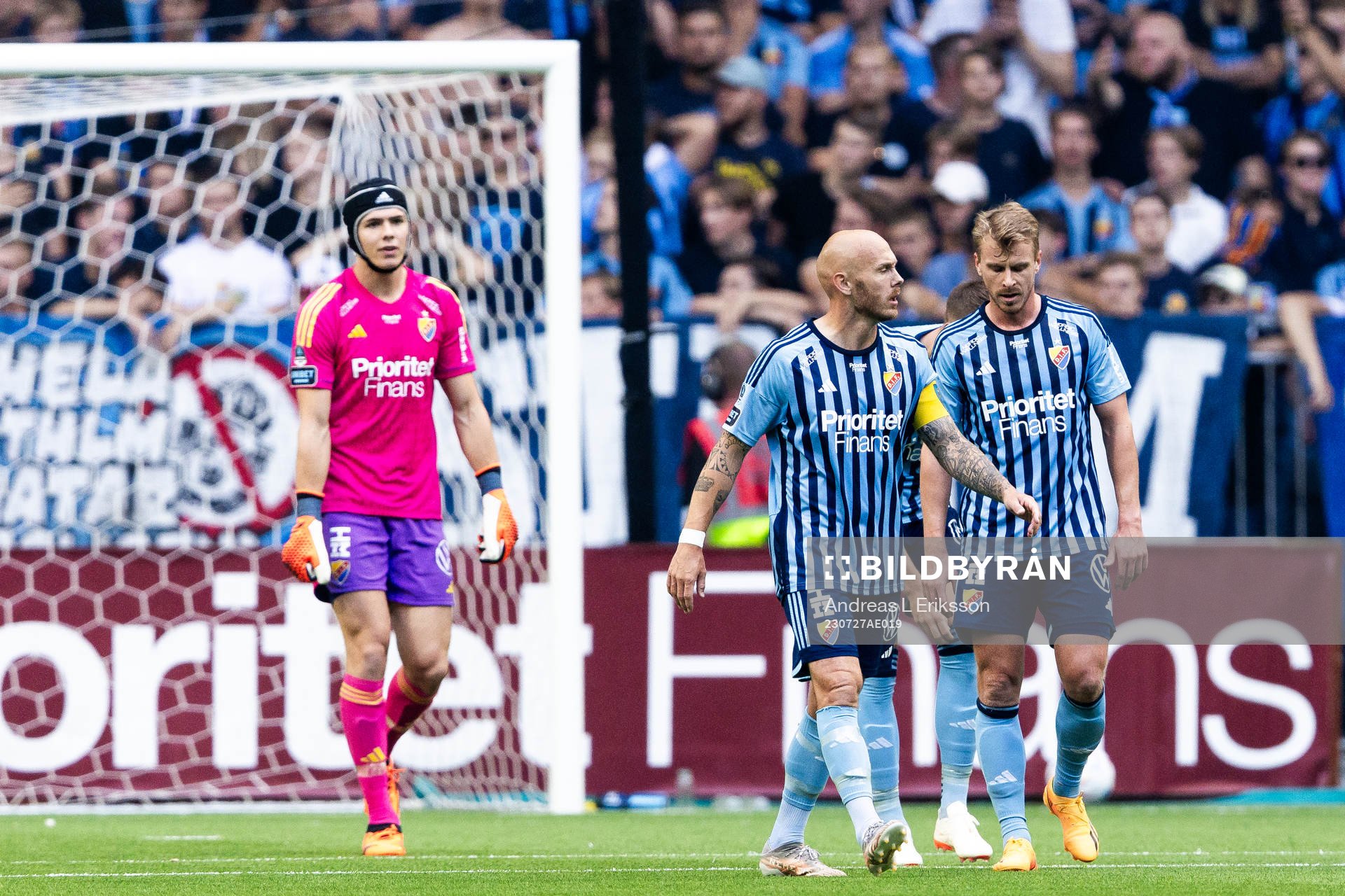 Magnus Eriksson of Djurgården looks dejected