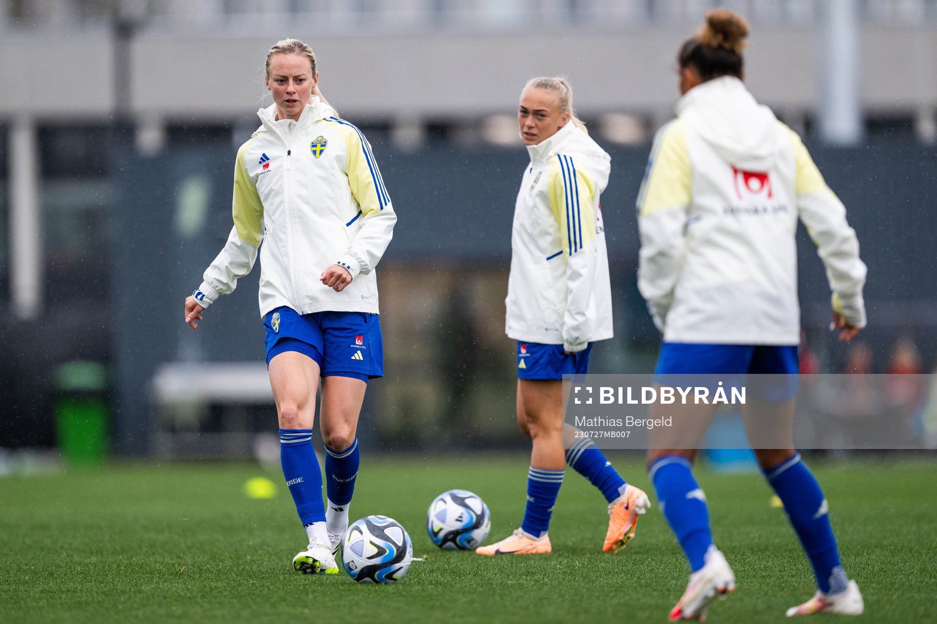 Amanda Ilestedt and Hanna Bennison of the Swedish women's