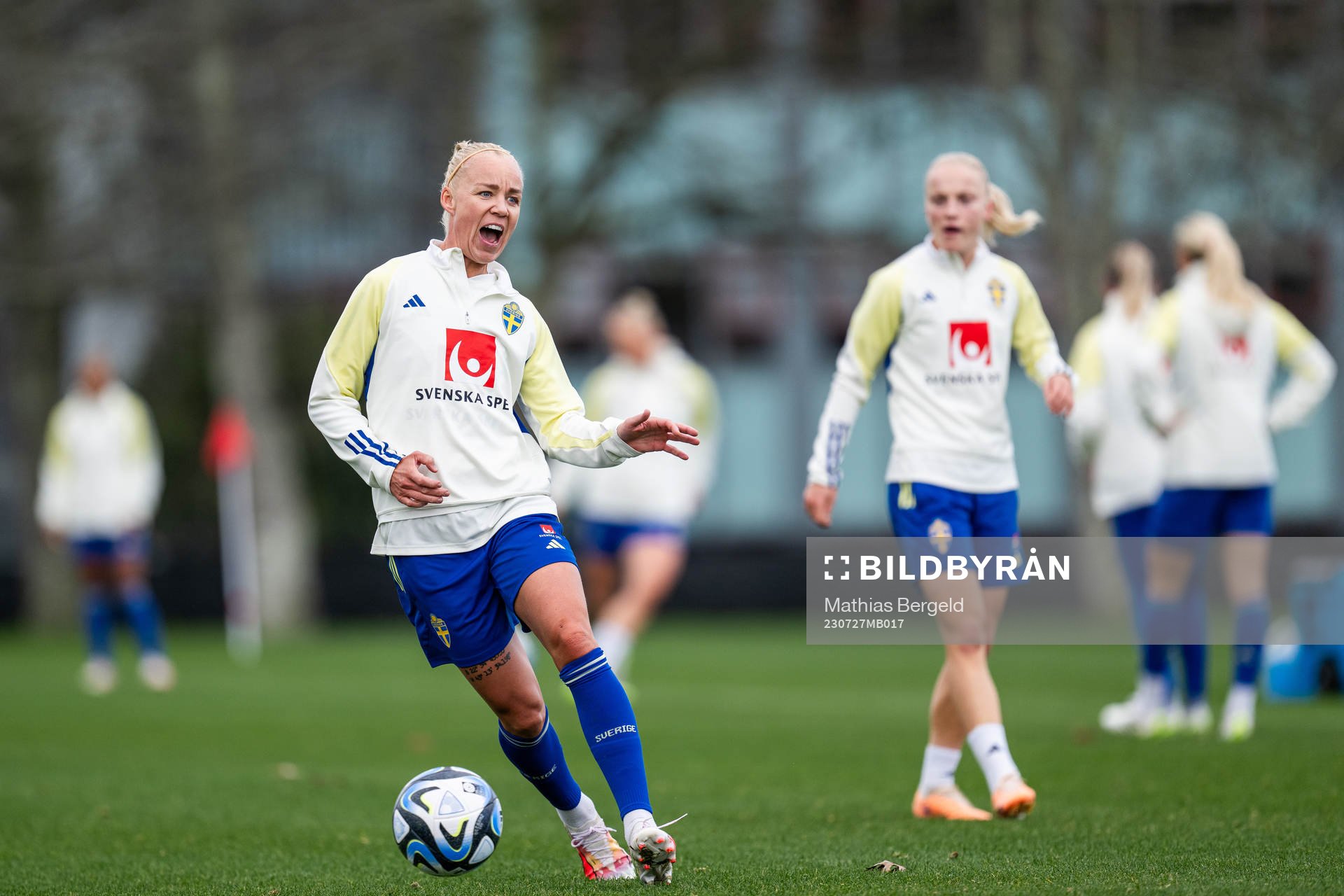 Caroline Seger of the Swedish women's national football