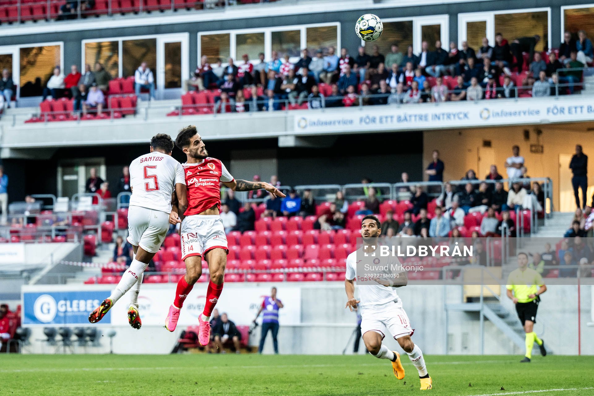 James Santos of Pyunik and Noah Shamoun of Kalmar