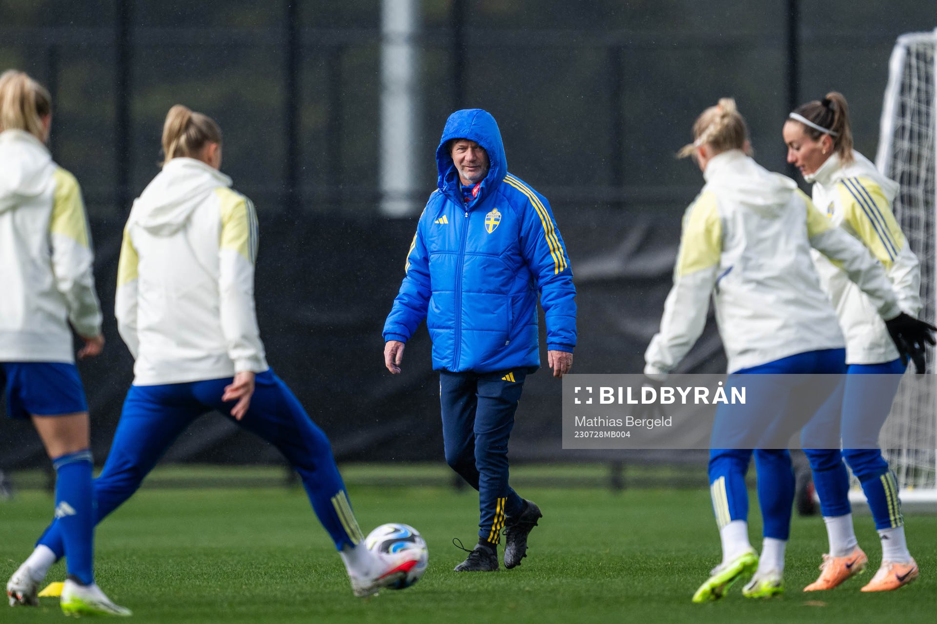 Head coach Peter Gerhardsson of the Swedish women's