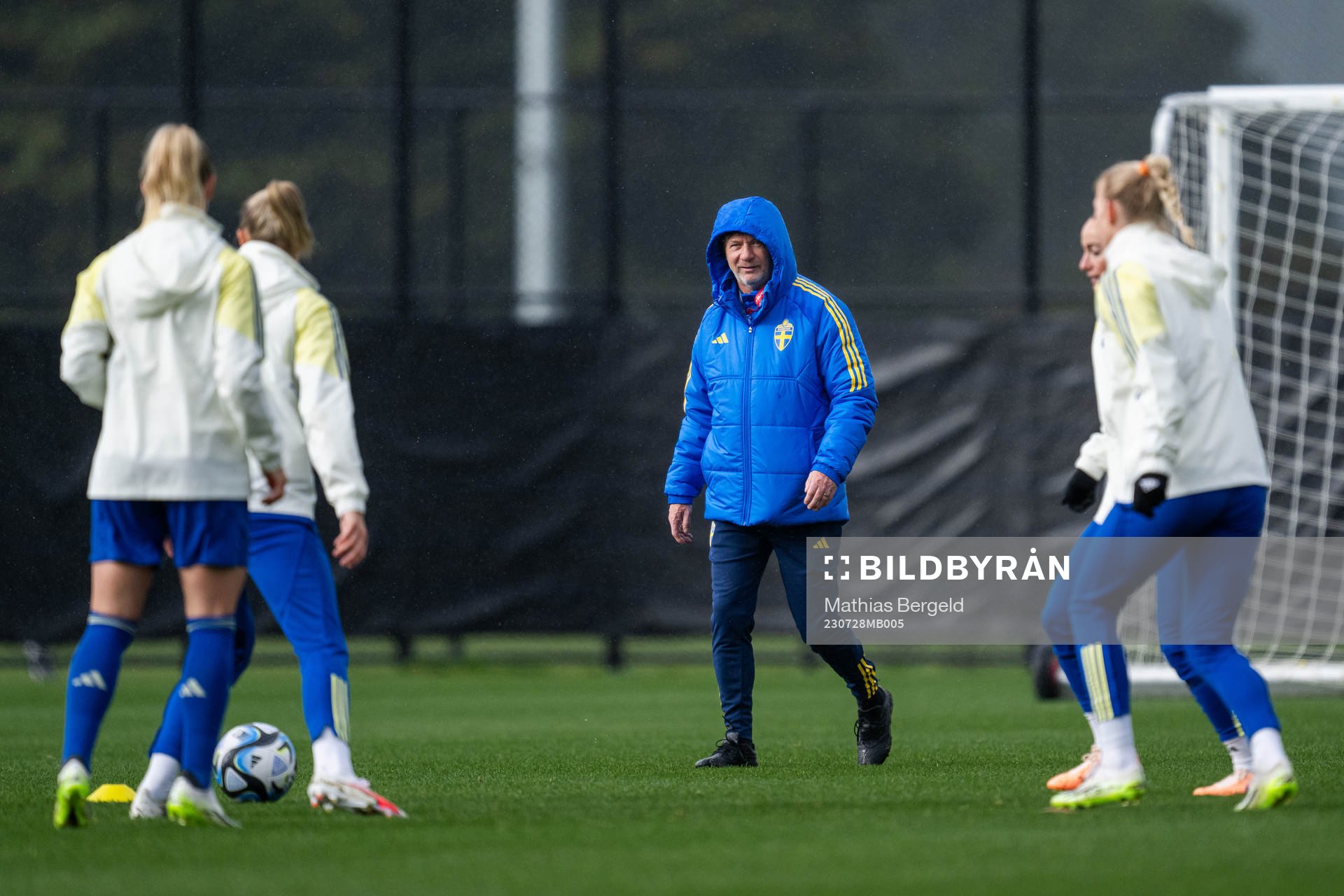 Head coach Peter Gerhardsson of the Swedish women's