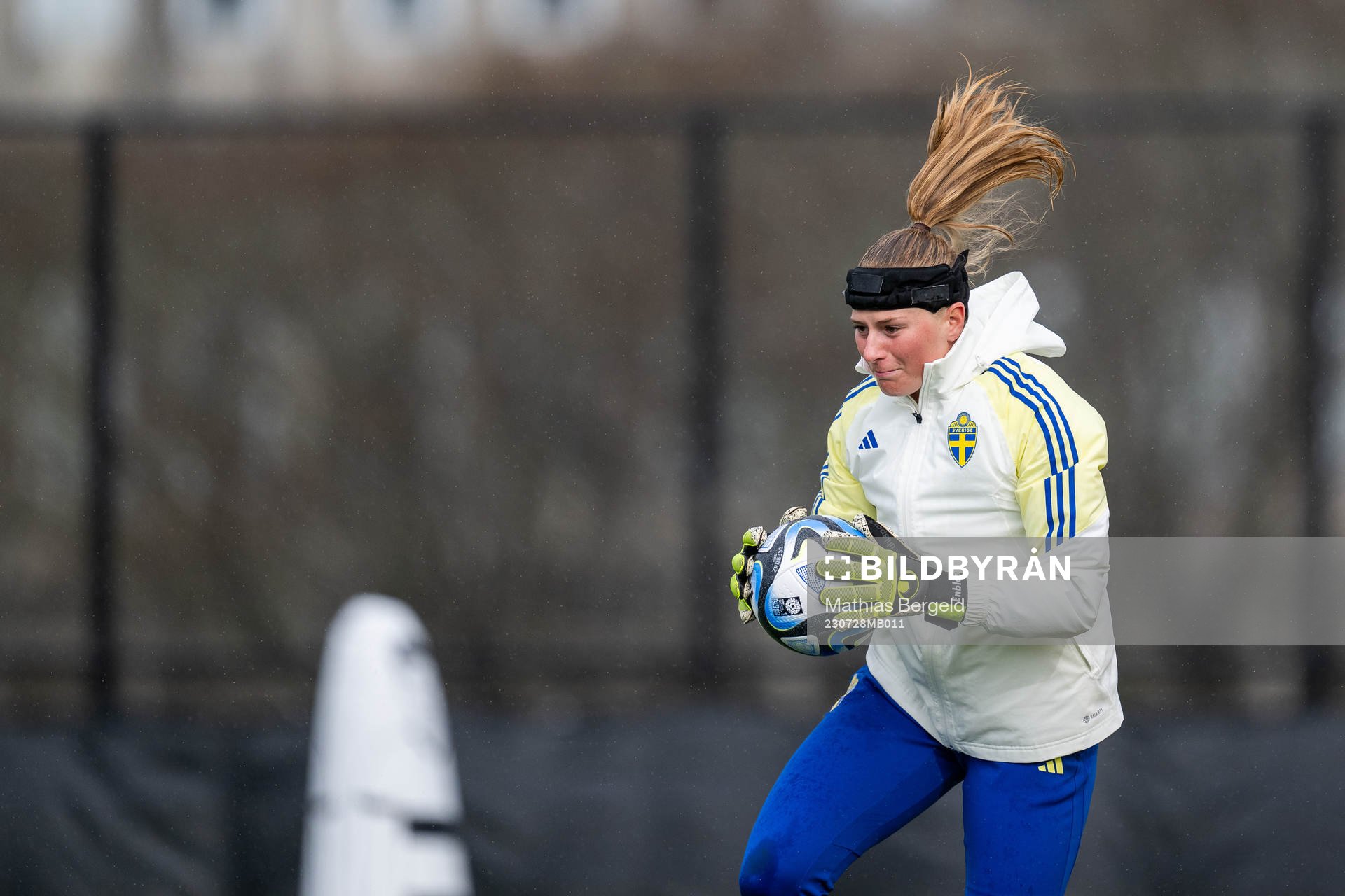 Goalkeeper Tove Enblom of the Swedish women's national