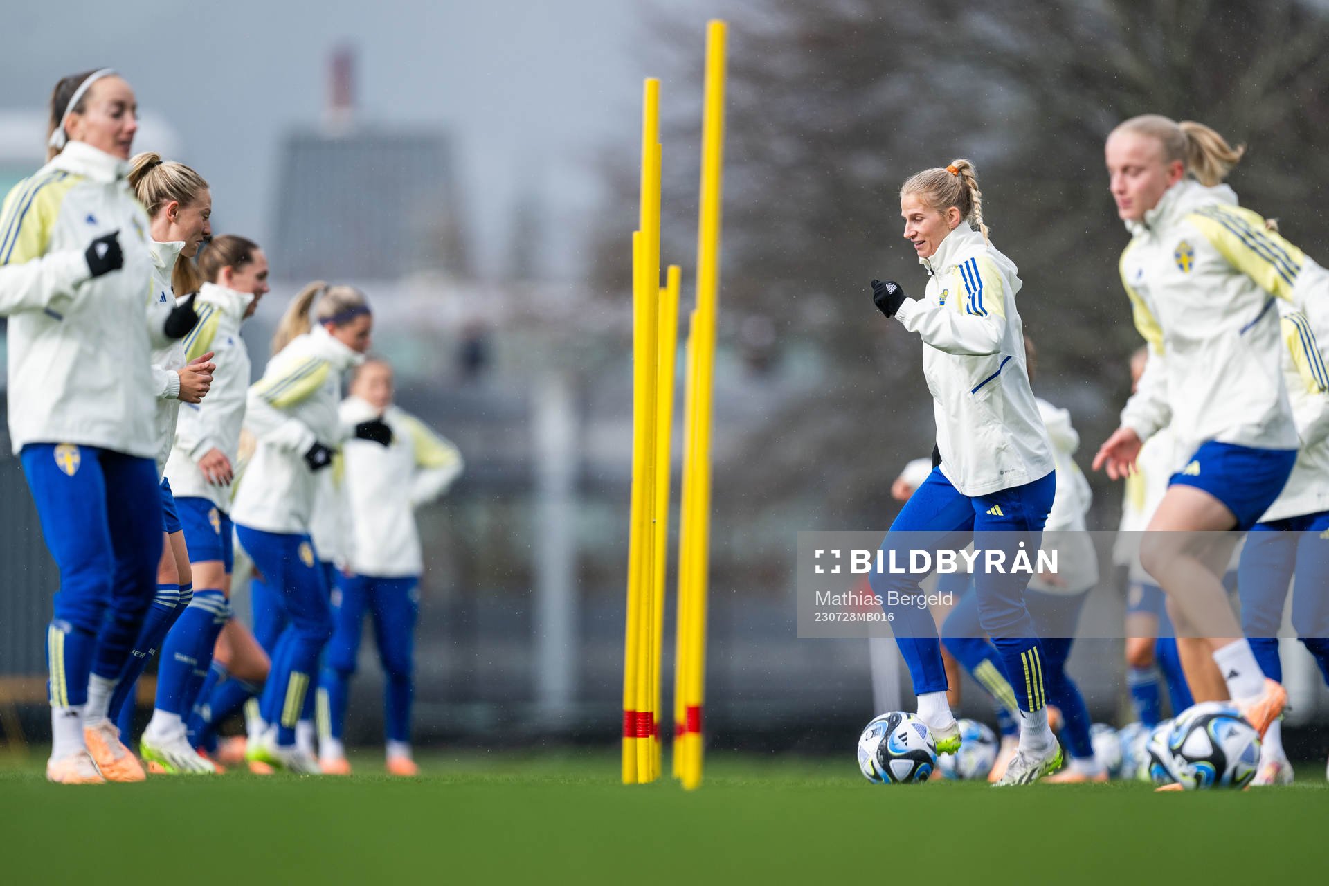 Sofia Jakobsson of the Swedish women's national football