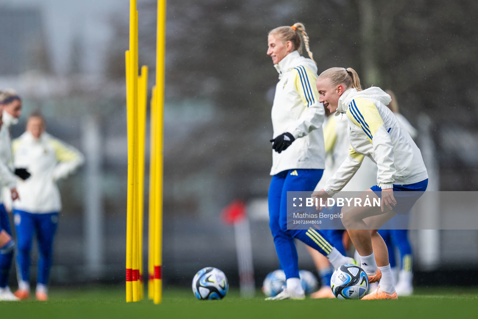 Sofia Jakobsson of the Swedish women's national football