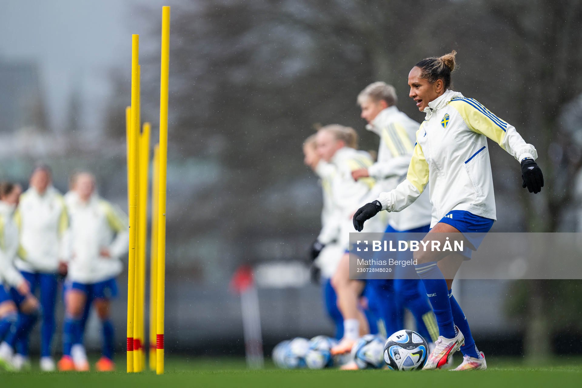 Madelen Janogy of the Swedish women's national football