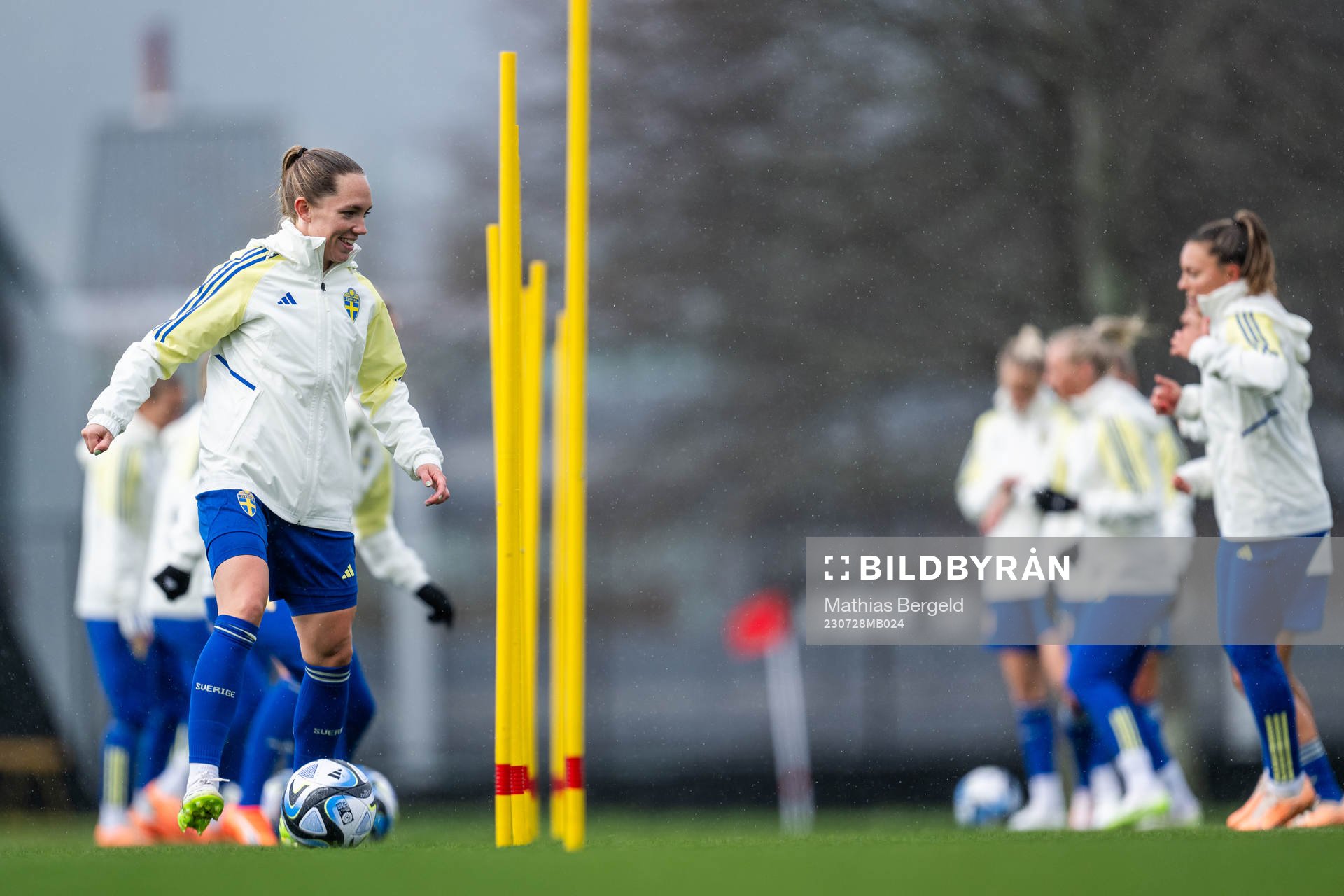Elin Rubensson of the Swedish women's national football