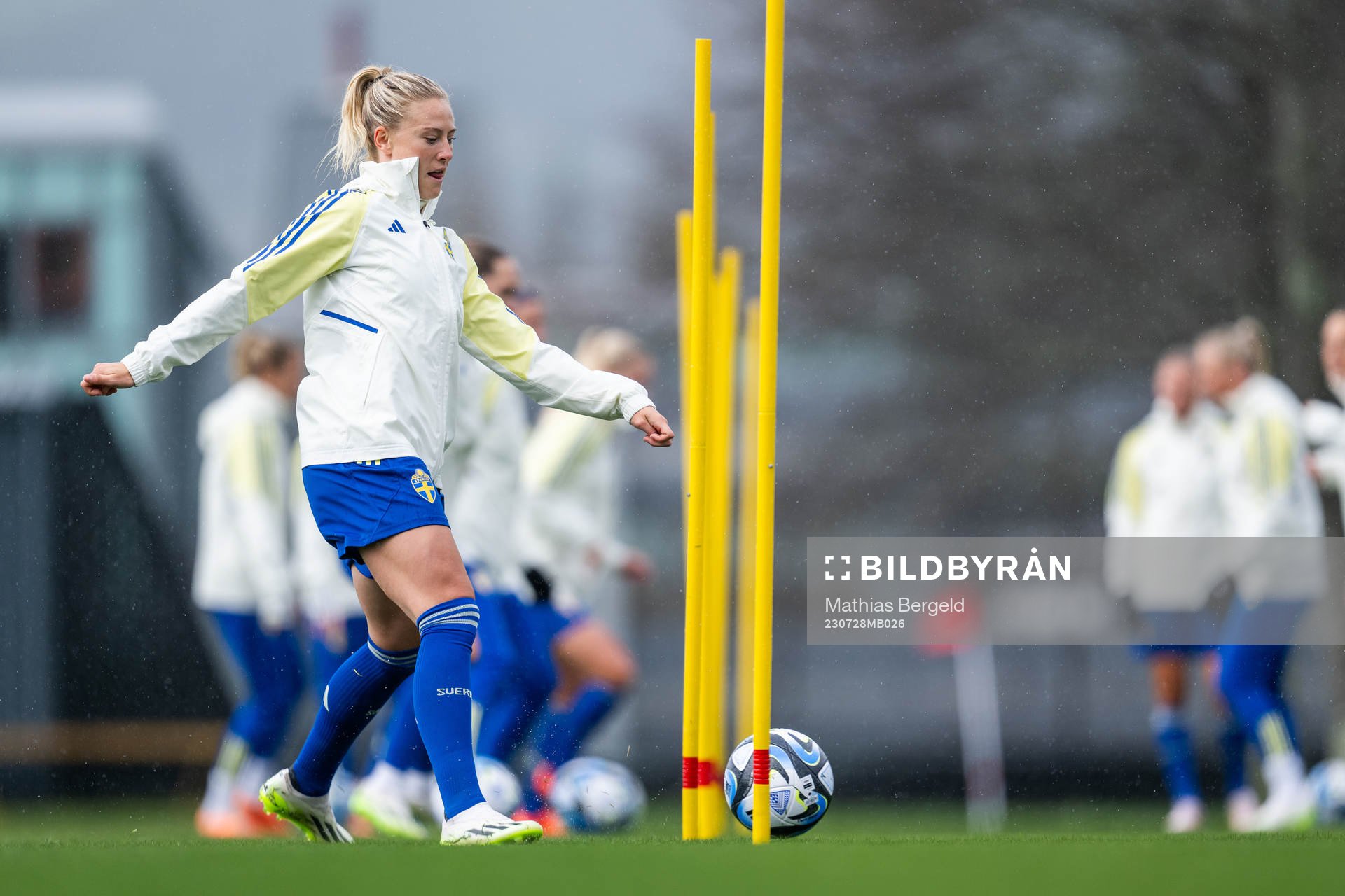 Rebecka Blomqvist of the Swedish women's national football