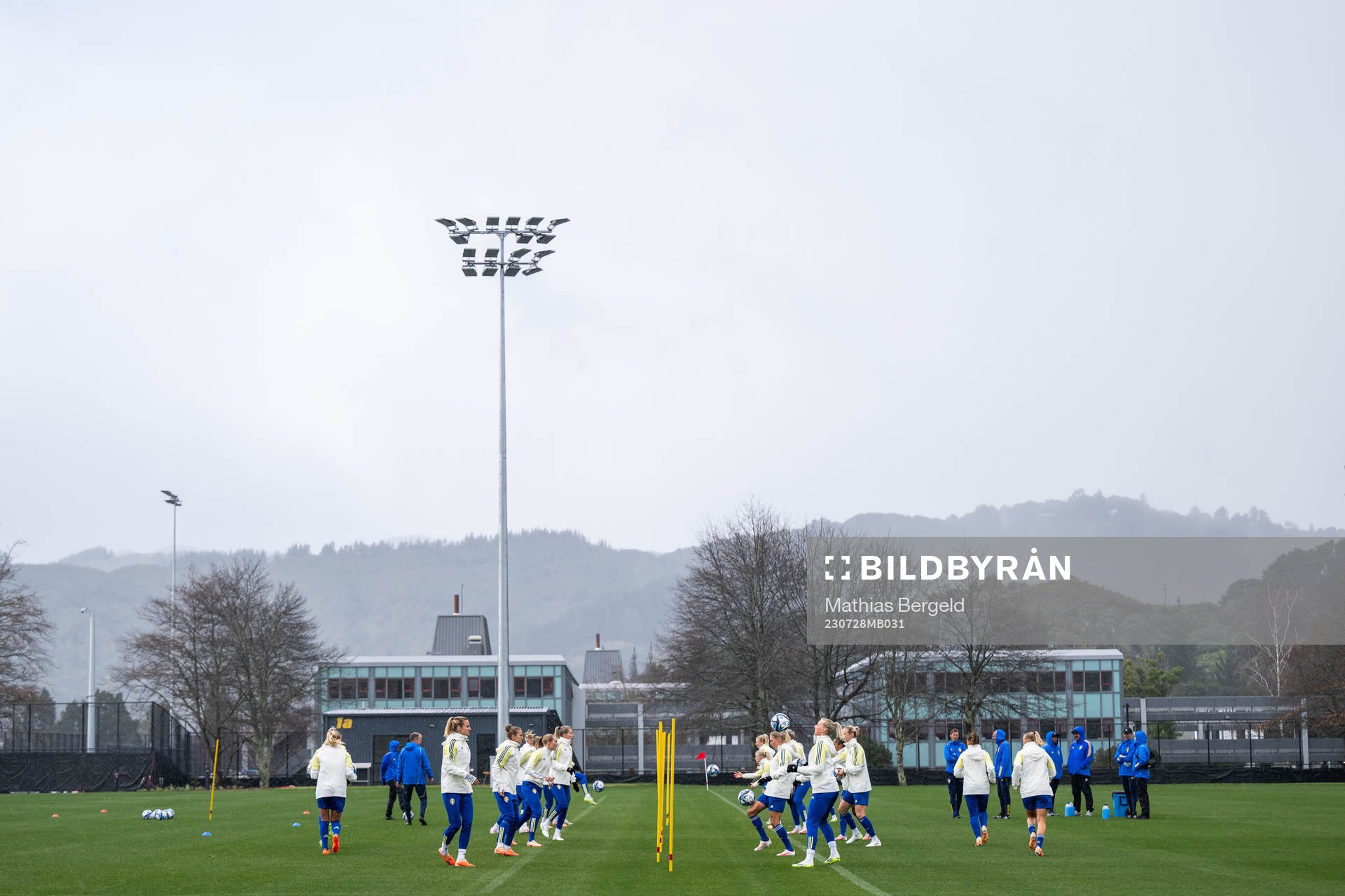 Players of the Swedish women's national football team at a
