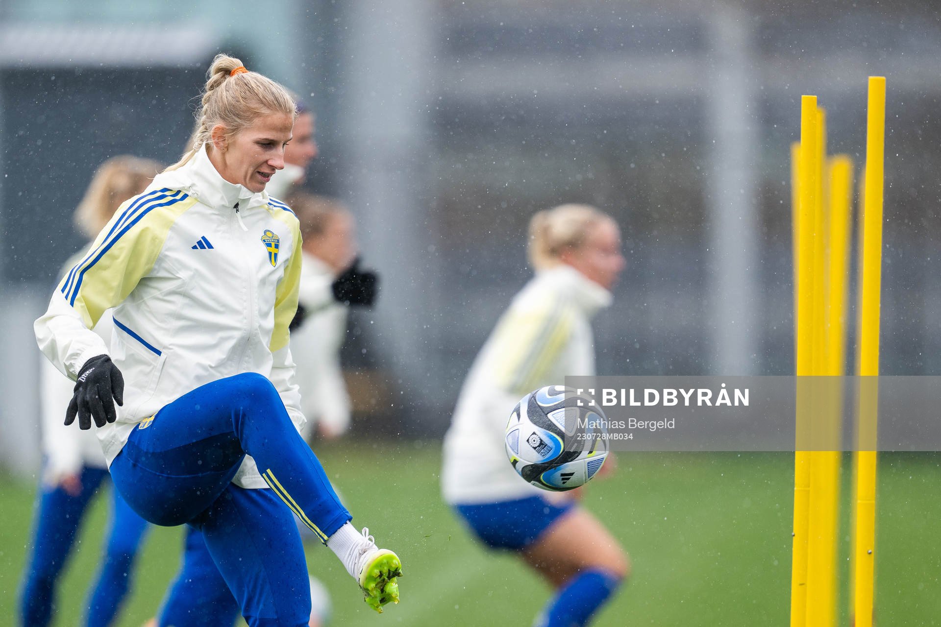 Sofia Jakobsson of the Swedish women's national football