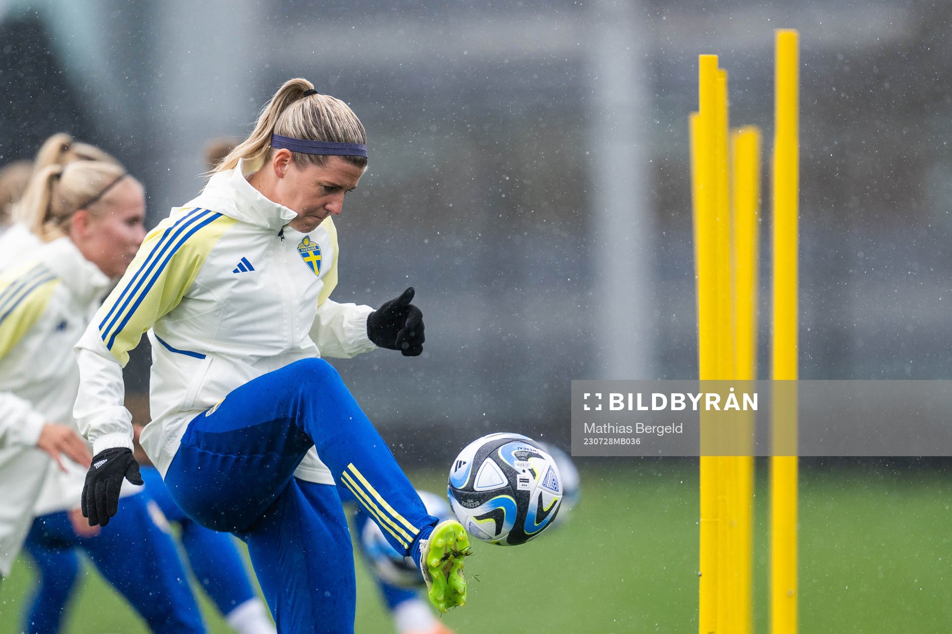 Olivia Schough of the Swedish women's national football