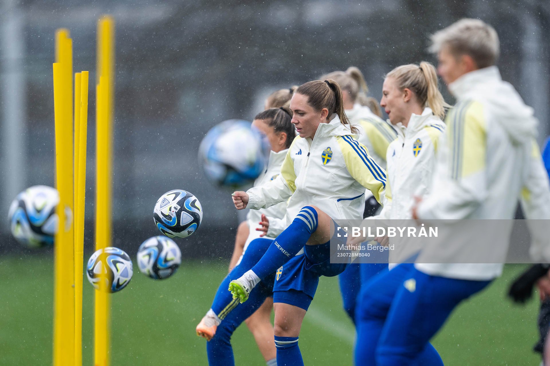 Elin Rubensson of the Swedish women's national football