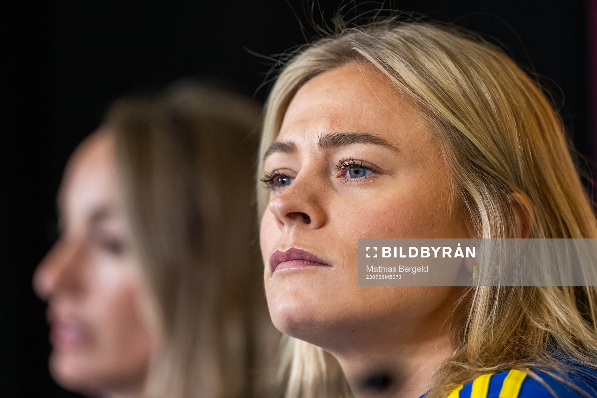 Kosovare Asllani and Fridolina Rolfö of the Swedish