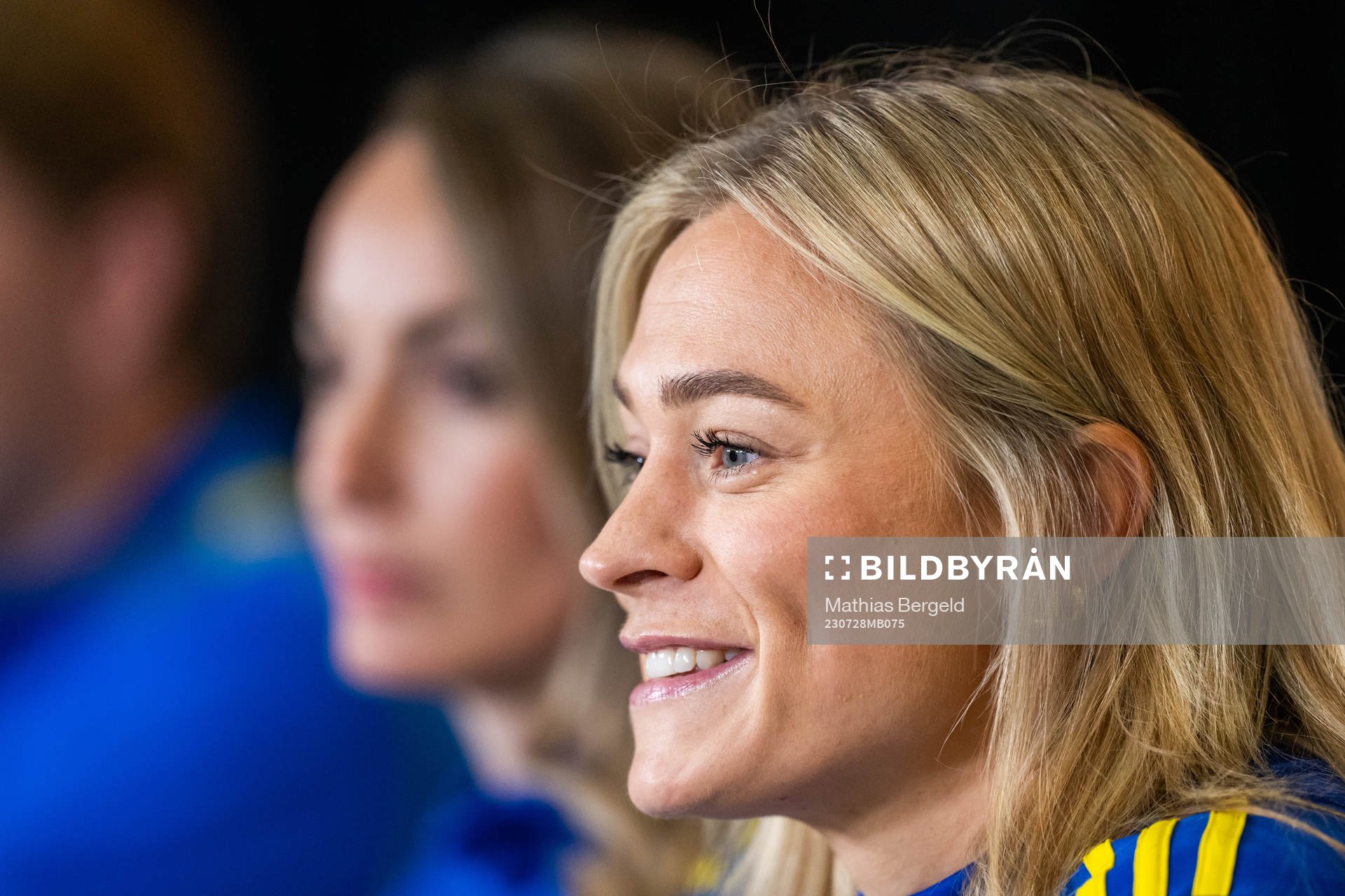 Kosovare Asllani and Fridolina Rolfö of the Swedish