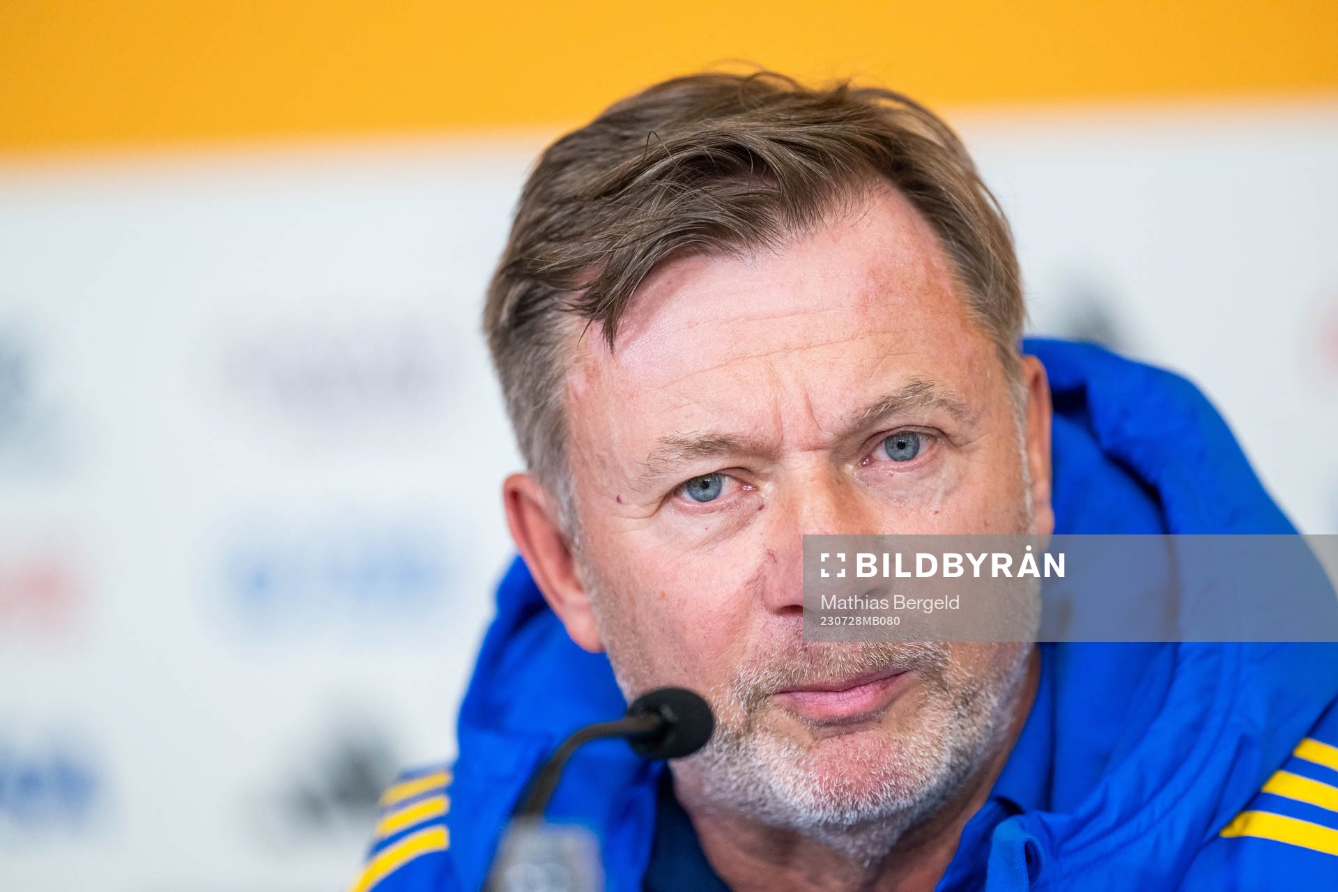 Head coach Peter Gerhardsson of the Swedish women's