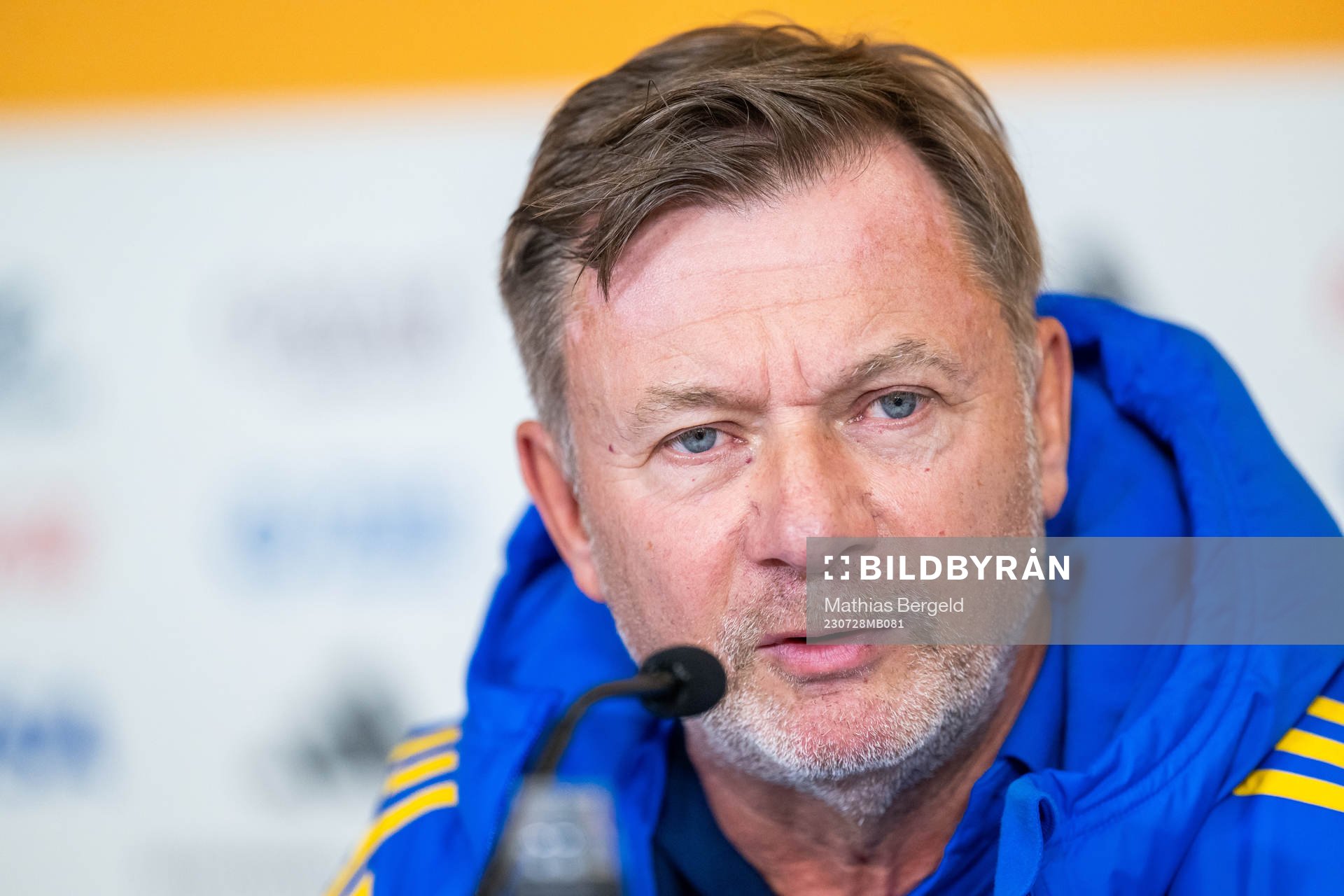 Head coach Peter Gerhardsson of the Swedish women's