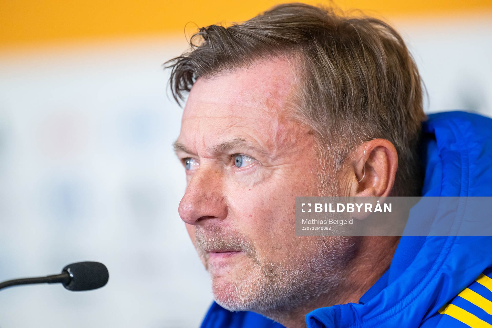 Head coach Peter Gerhardsson of the Swedish women's