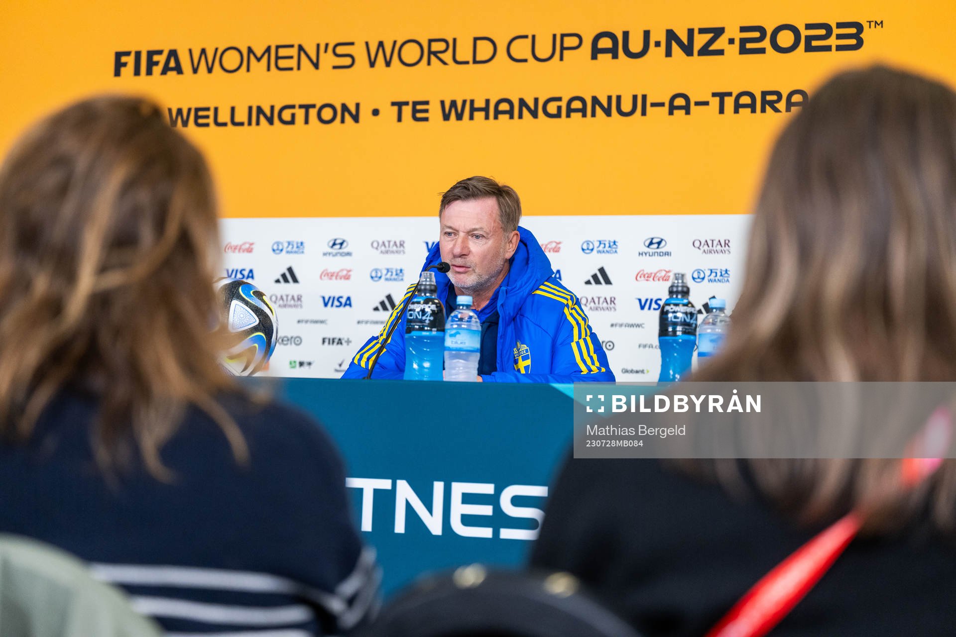 Head coach Peter Gerhardsson of the Swedish women's
