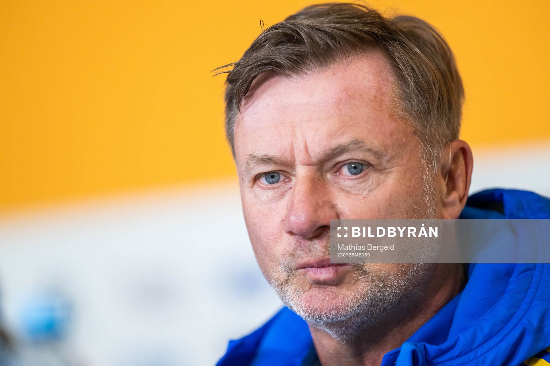 Head coach Peter Gerhardsson of the Swedish women's