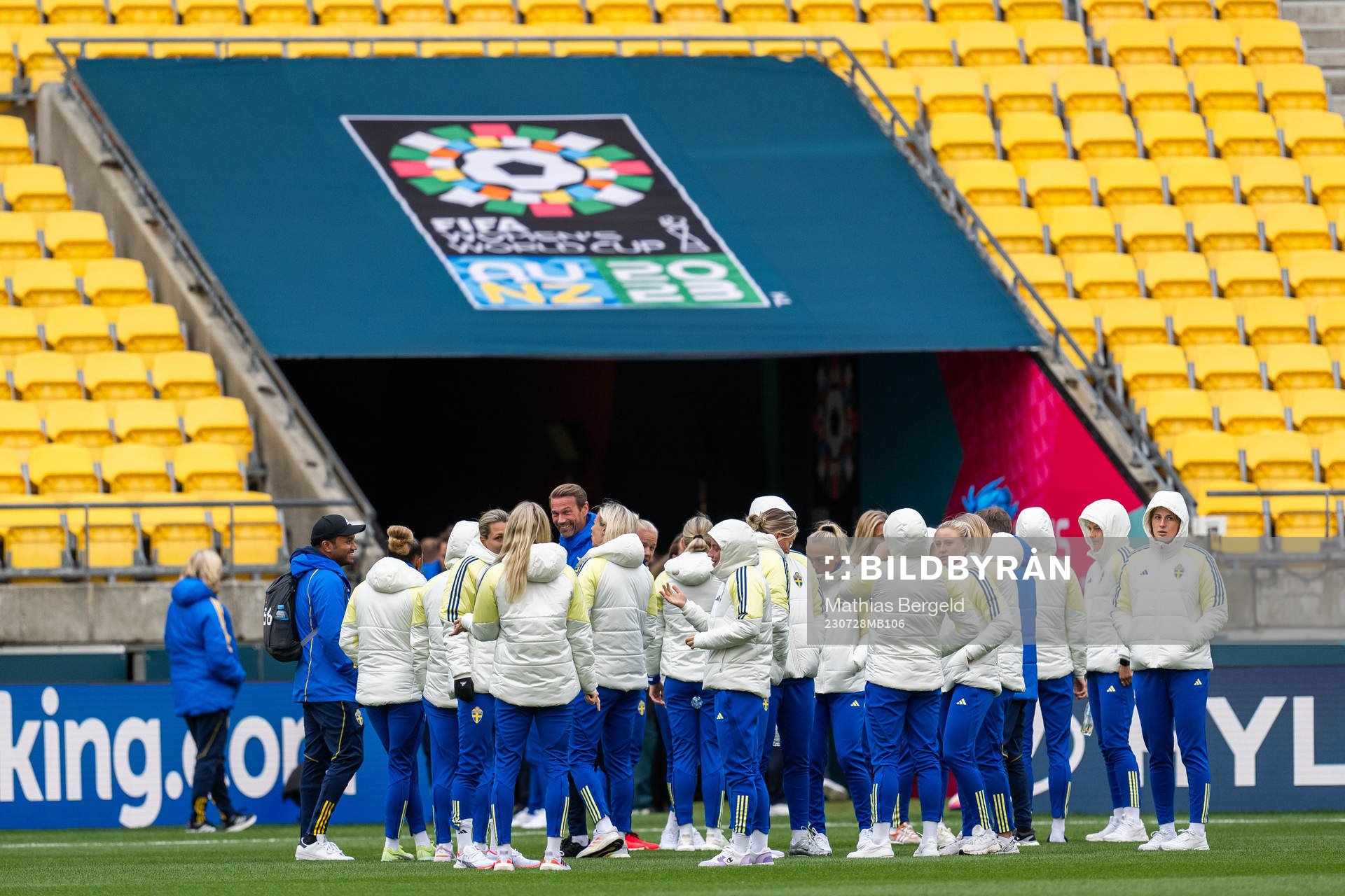Players of the Swedish women’s national football team at