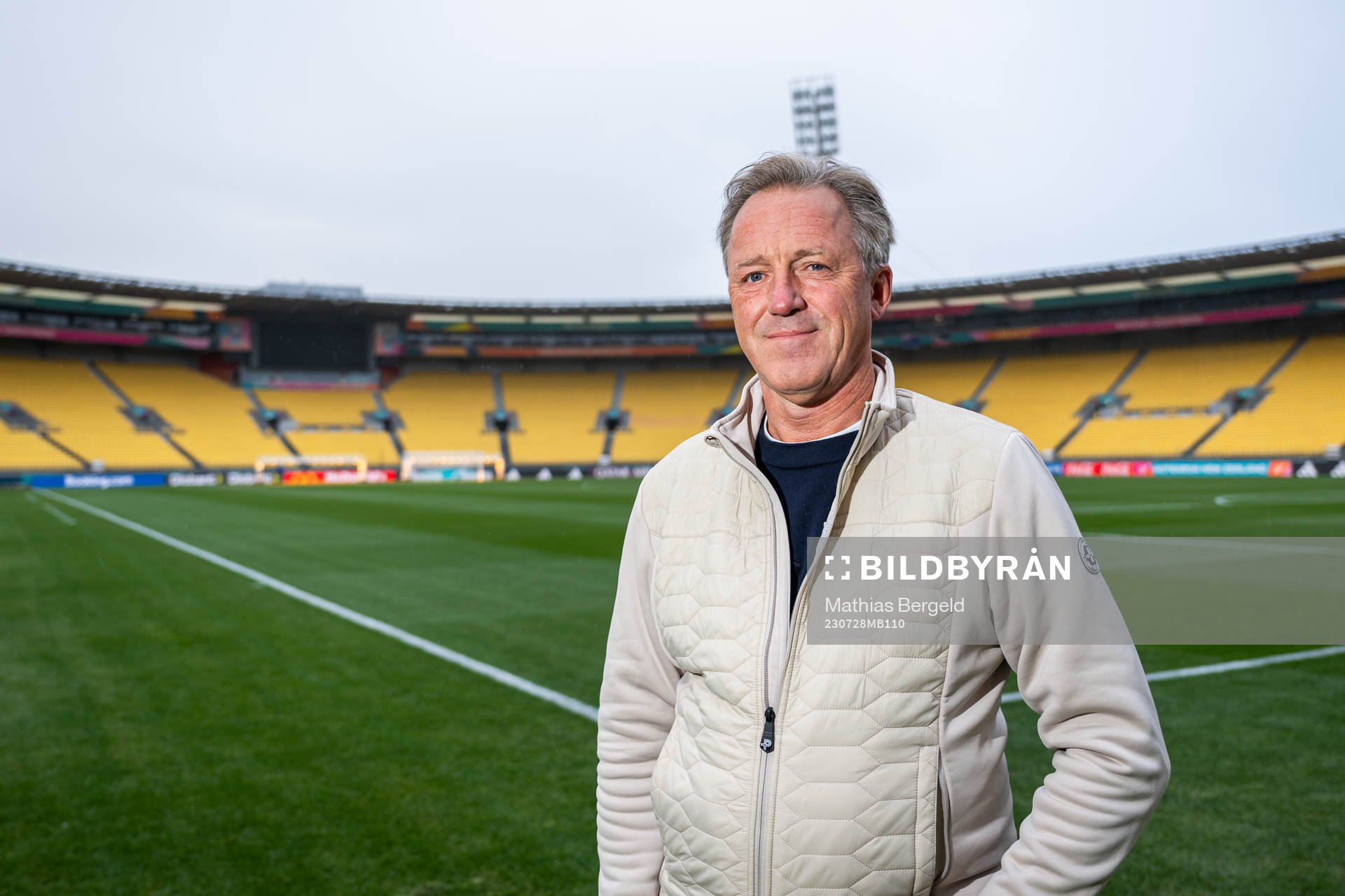 Henrik Strömblad of Swedish broadcaster Viaplay poses for