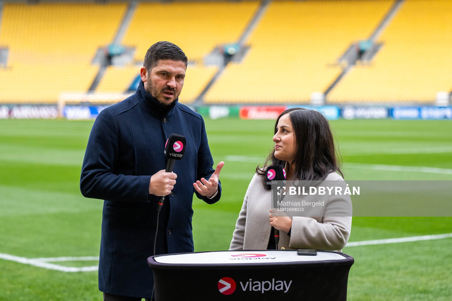 Bojan Djordjic and Jennifer Kücükaslan of Swedish
