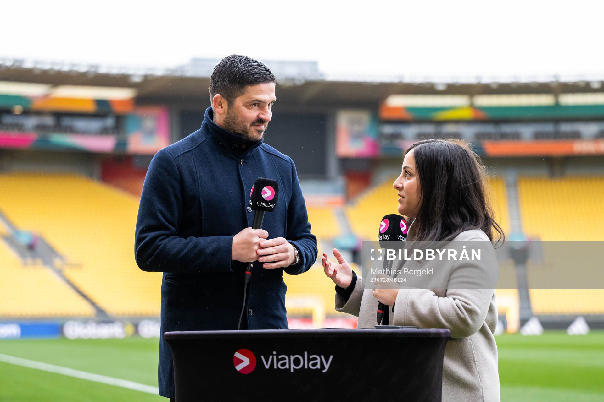 Bojan Djordjic and Jennifer Kücükaslan of Swedish