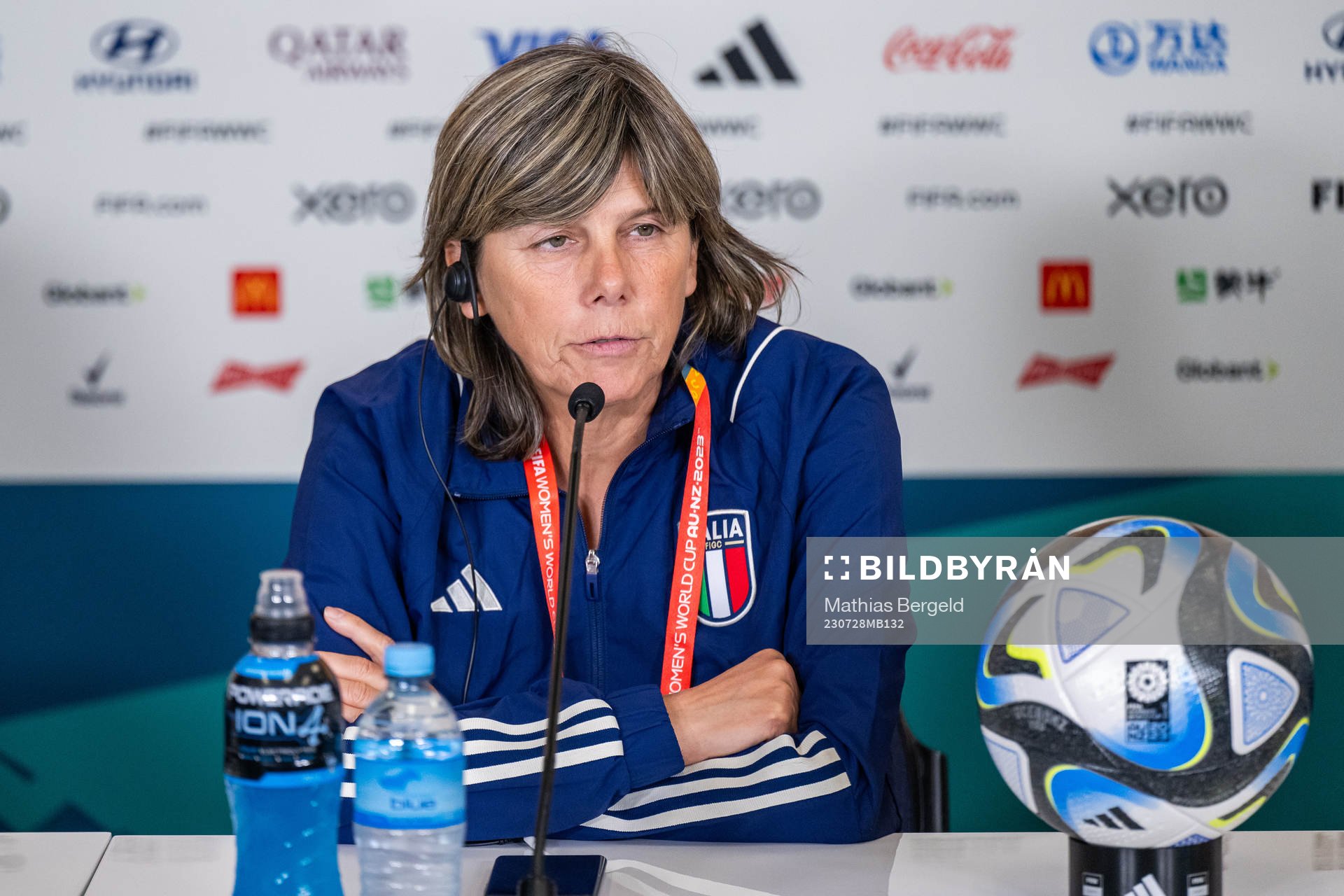Head coach Milena Bertolini of the Italian women's national