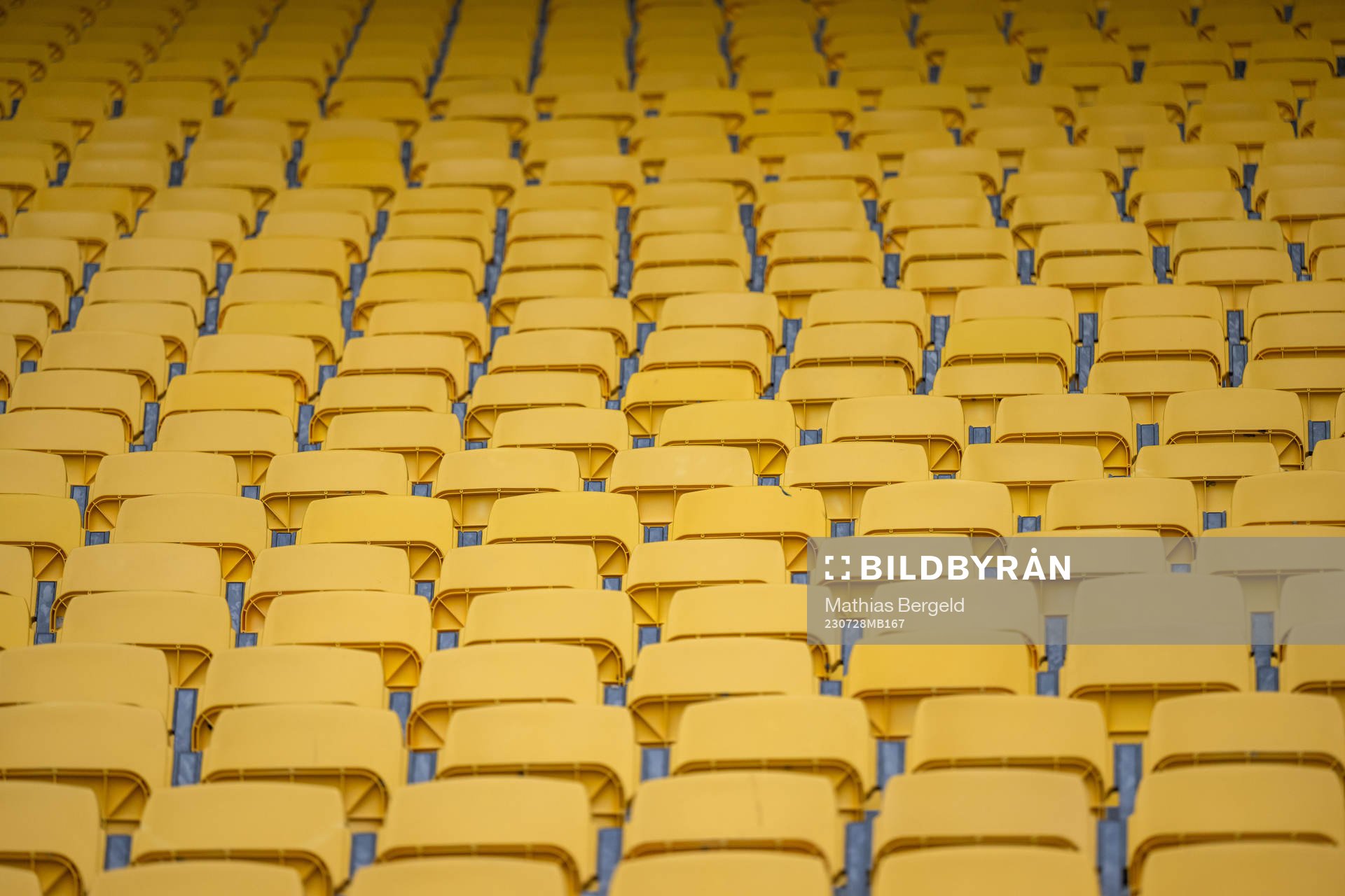 Chairs at Wellington Regional Stadium at a Pitch