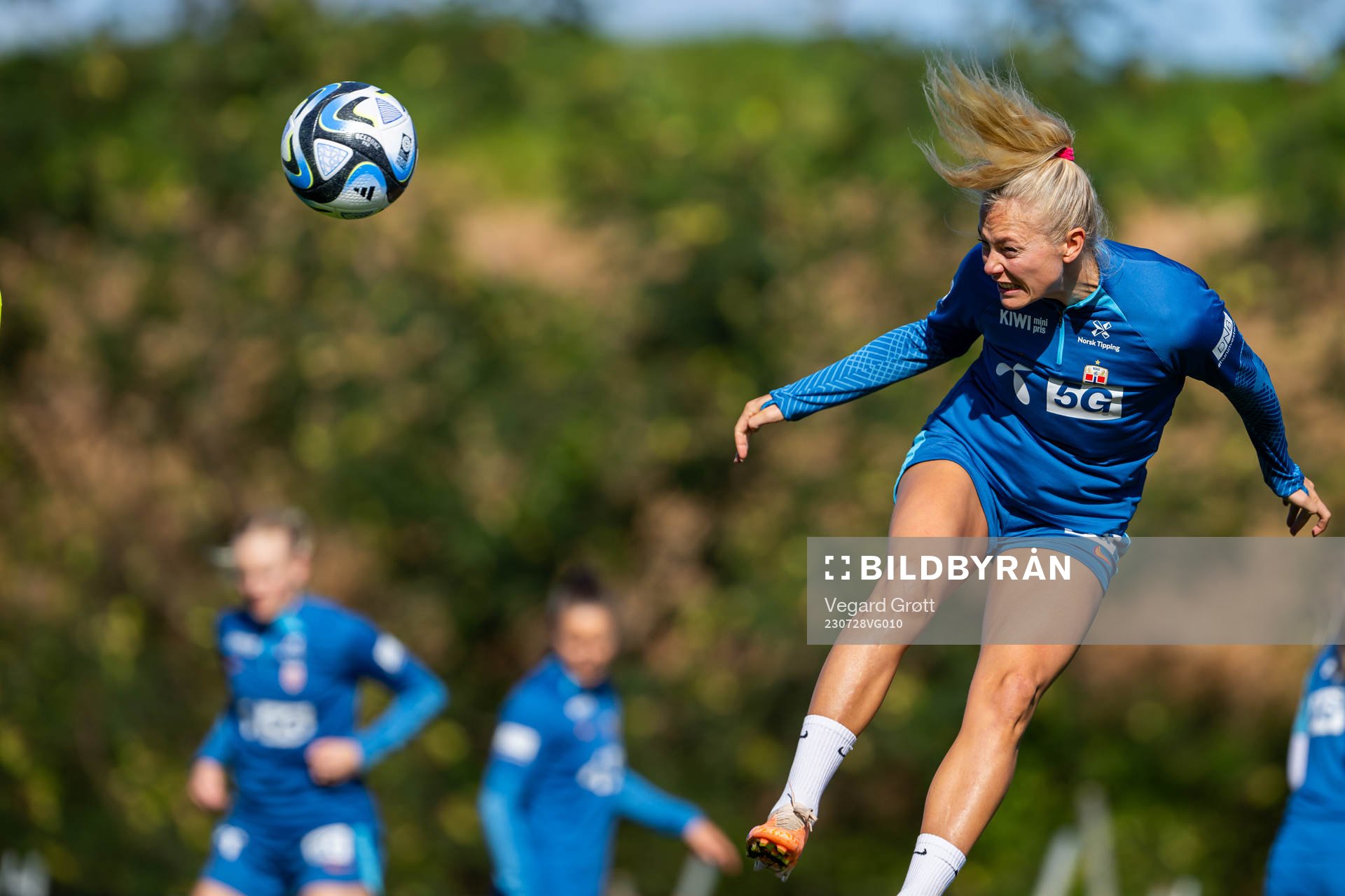 Guro Bergsvand of the Norwegian women’s national football