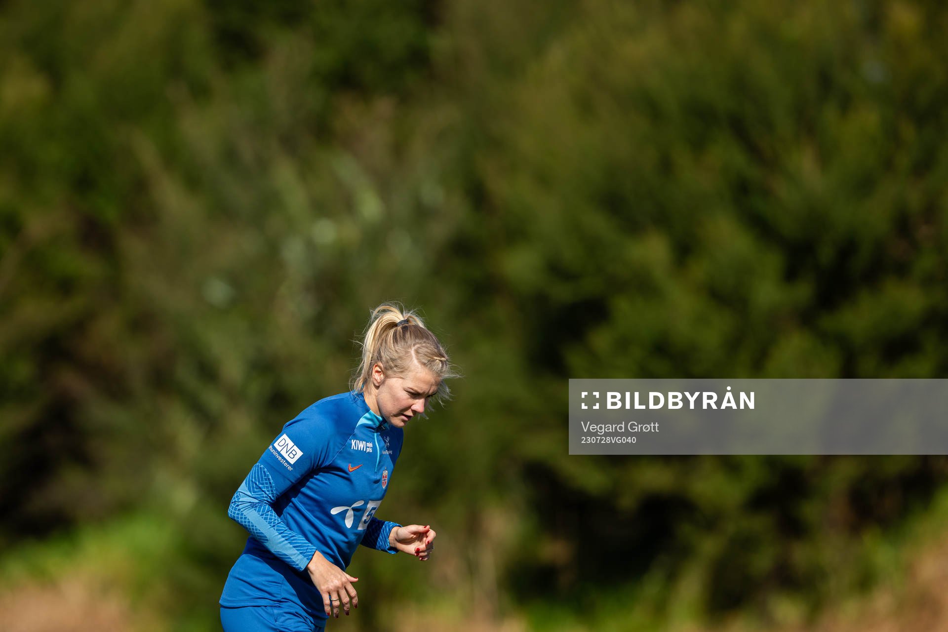 Ada Hegerberg of the Norwegian women’s national football