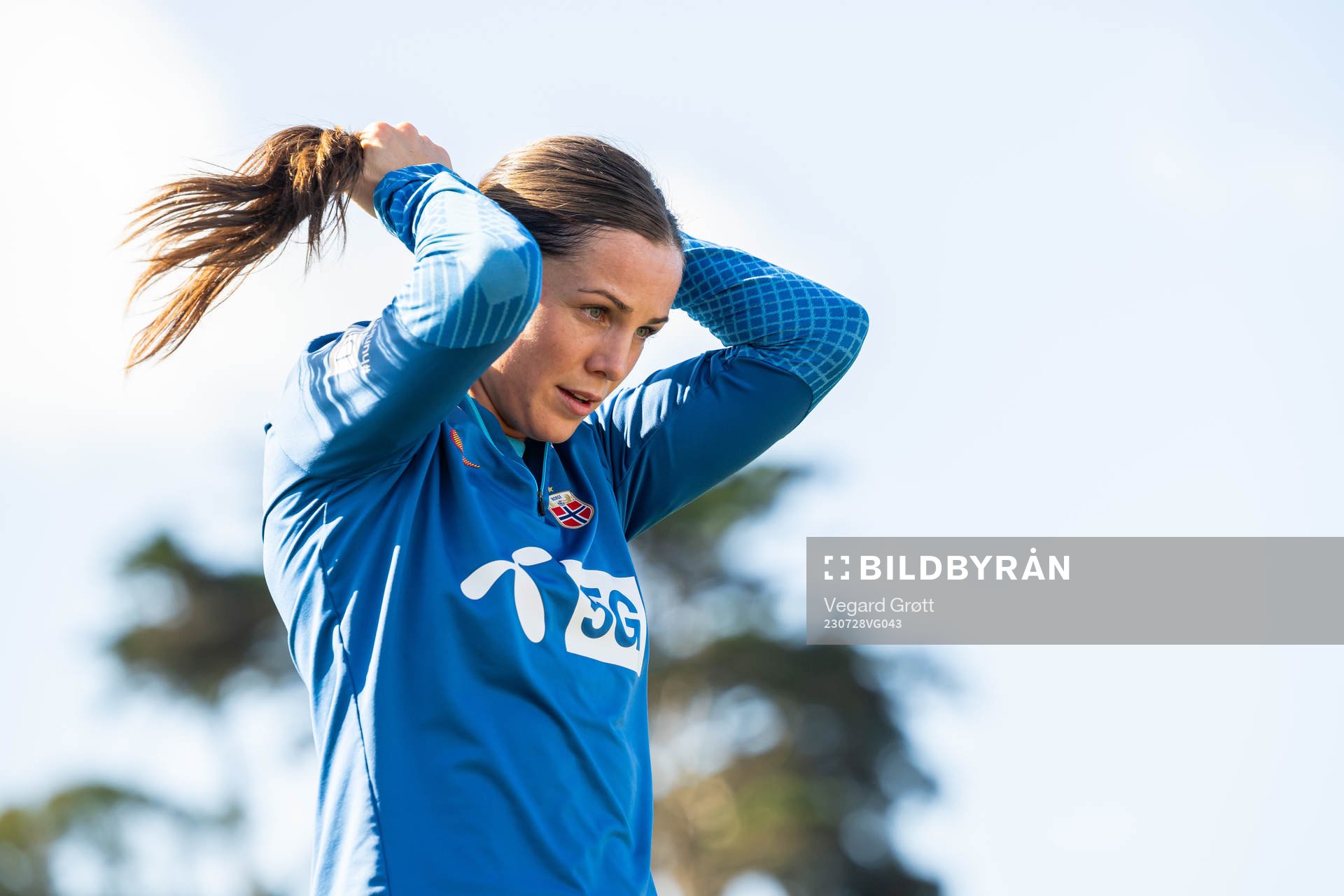 Tuva Hansen of the Norwegian women’s national football