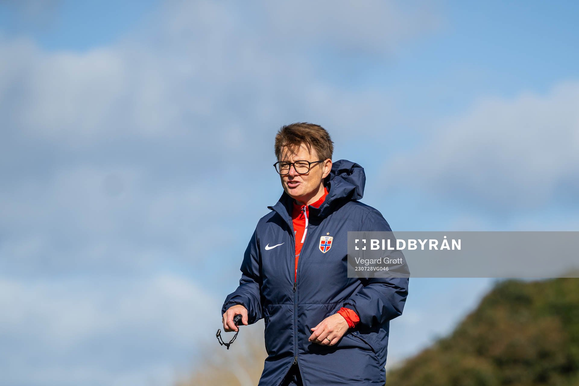 Monica Knudsen, assistant coach of the Norwegian women’s