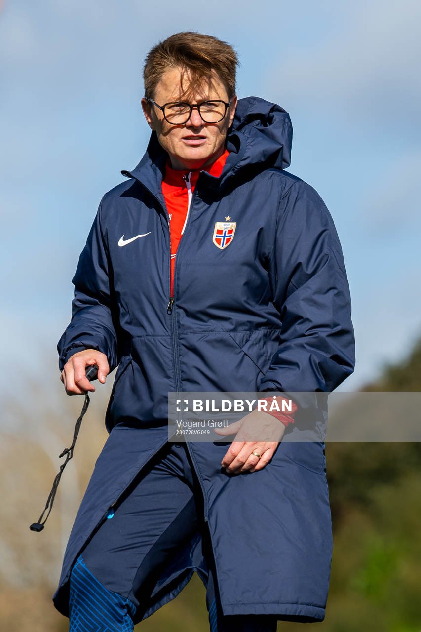 Monica Knudsen, assistant coach of the Norwegian women’s