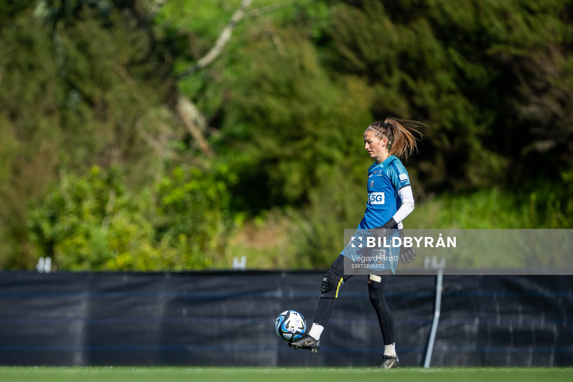 Goalkeeper Cecilie Fiskerstrand of the Norwegian women’s
