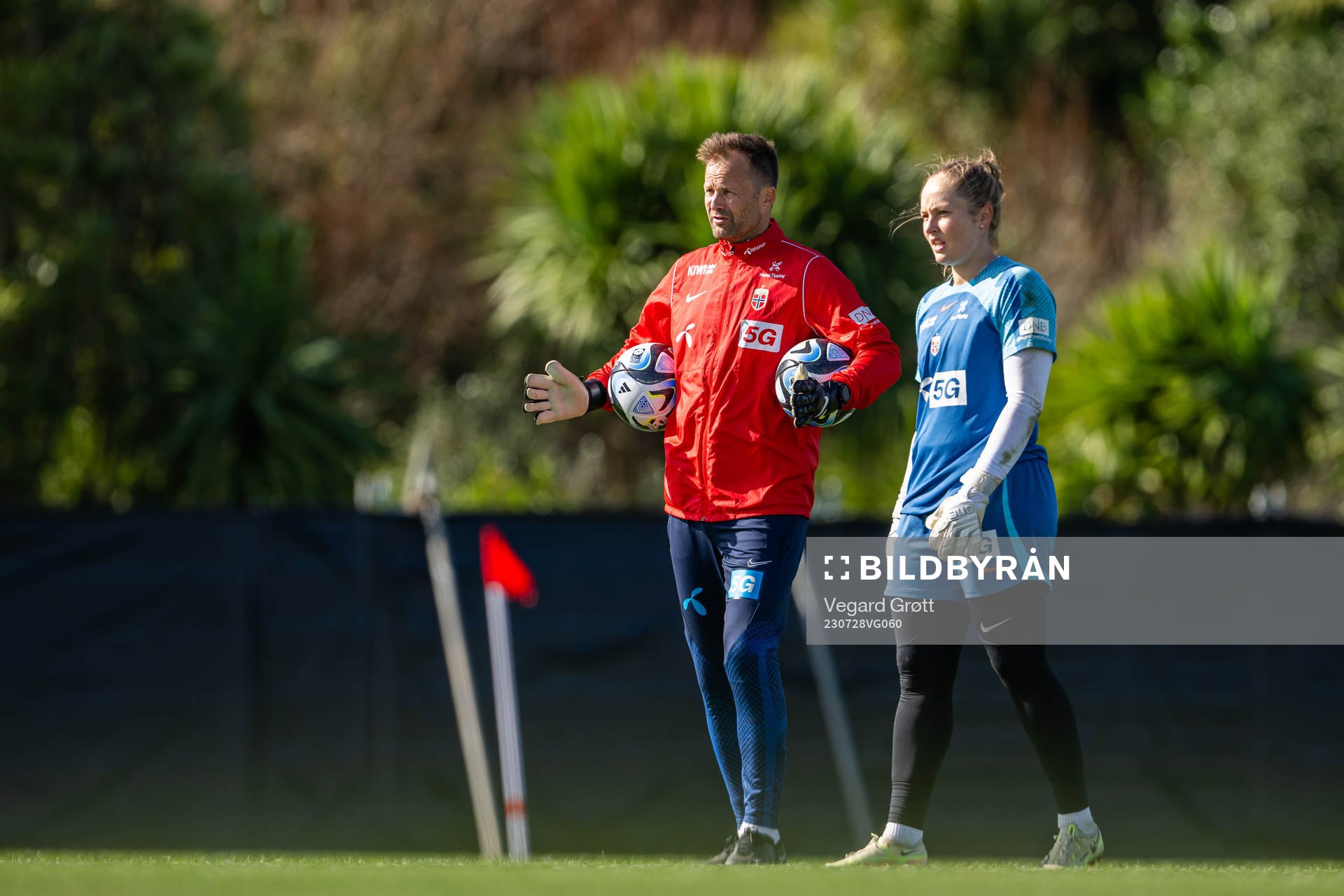 Jon Knudsen, goalkeeper coach of the Norwegian women’s