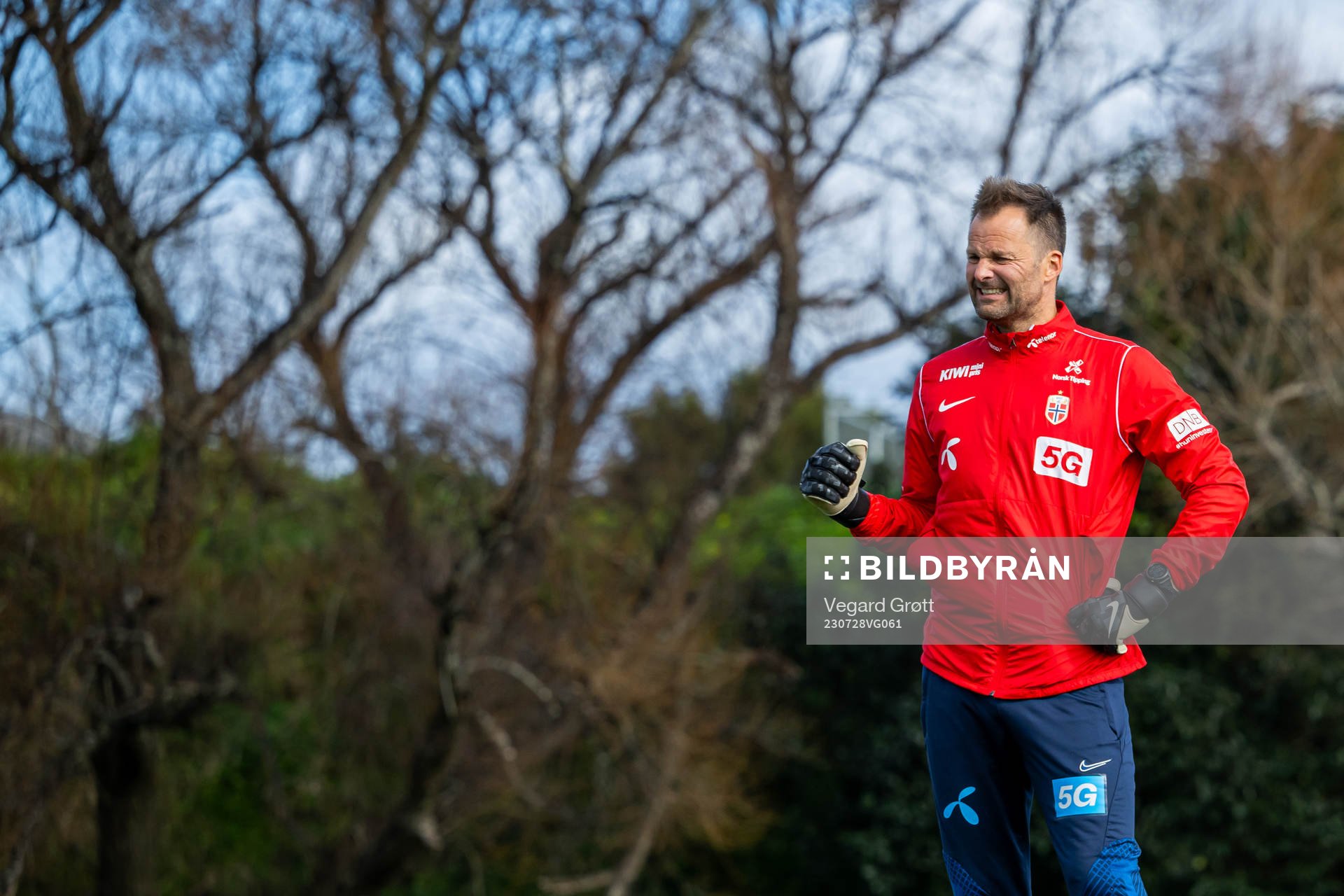 Jon Knudsen, goalkeeper coach of the Norwegian women’s