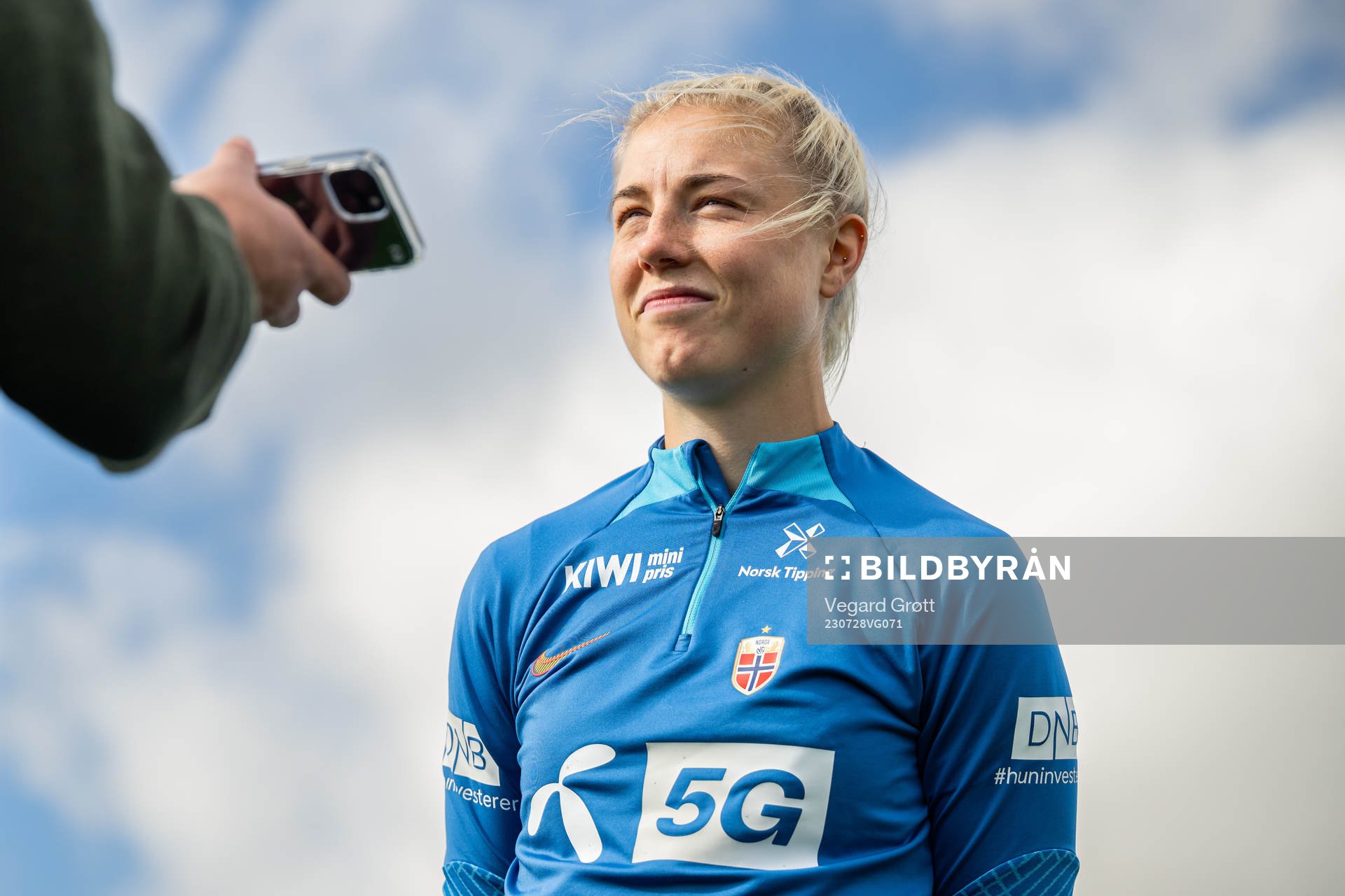 Sophie Román Haug of the Norwegian women’s national