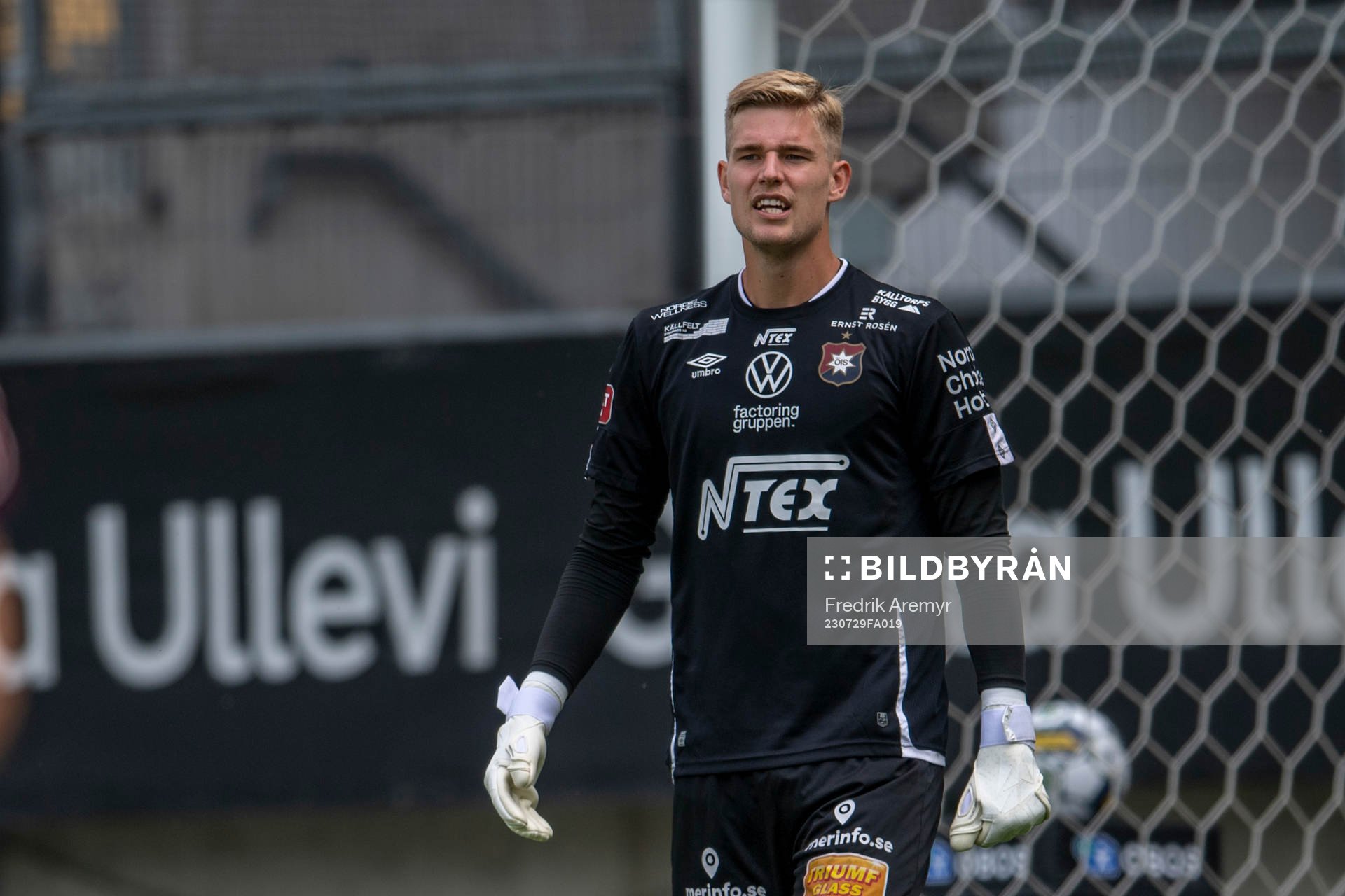Örgrytes målvakt Mathias Nilsson