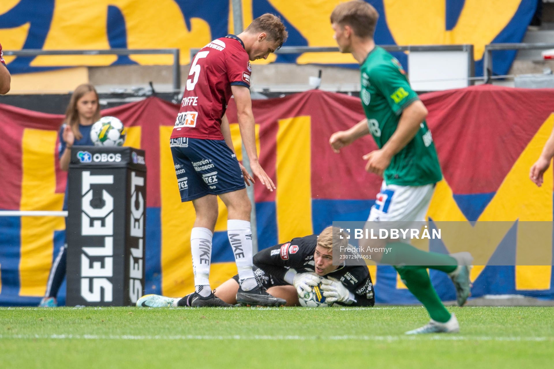 Örgrytes målvakt Mathias Nilsson
