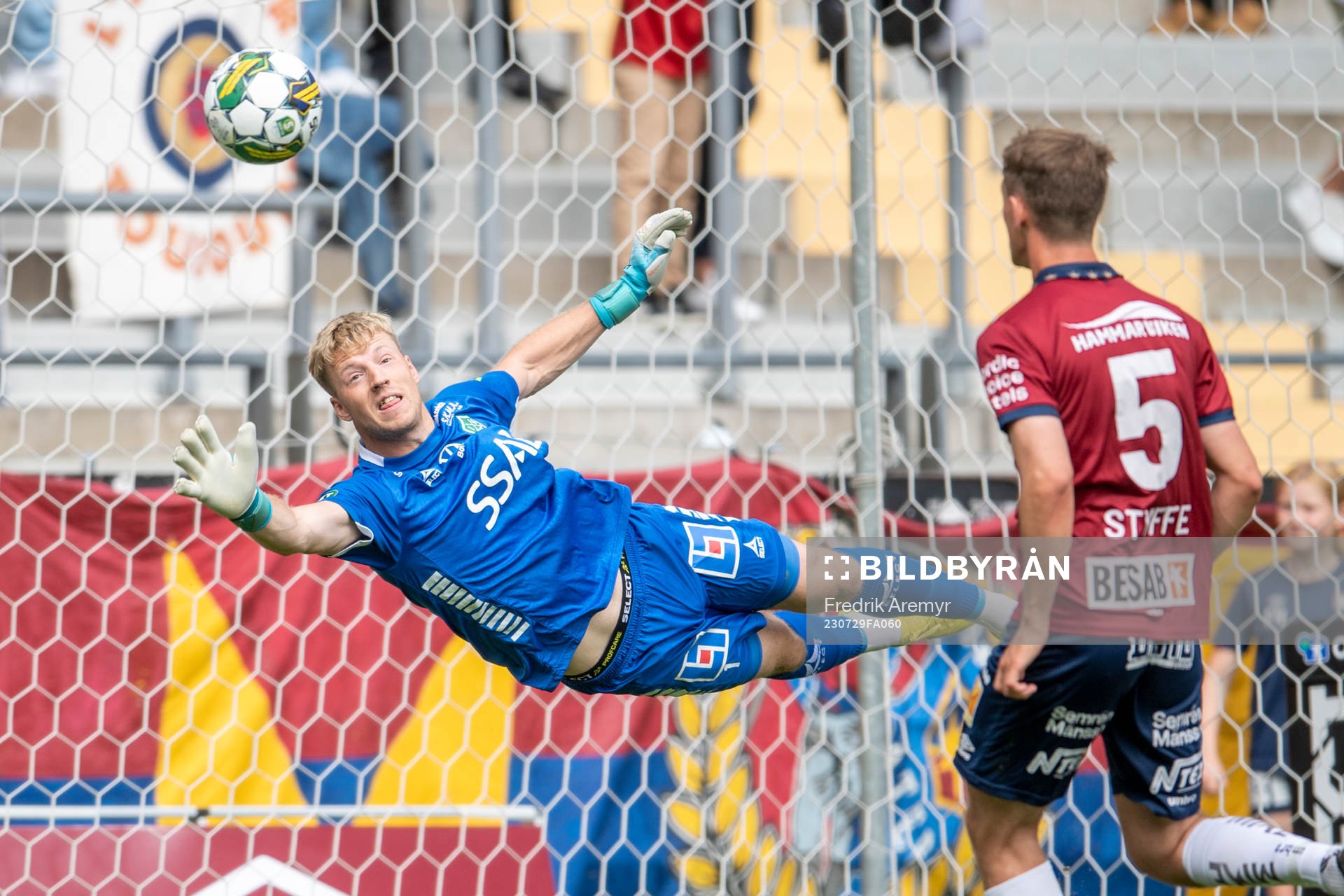 Brages målvakt Viktor Frodig