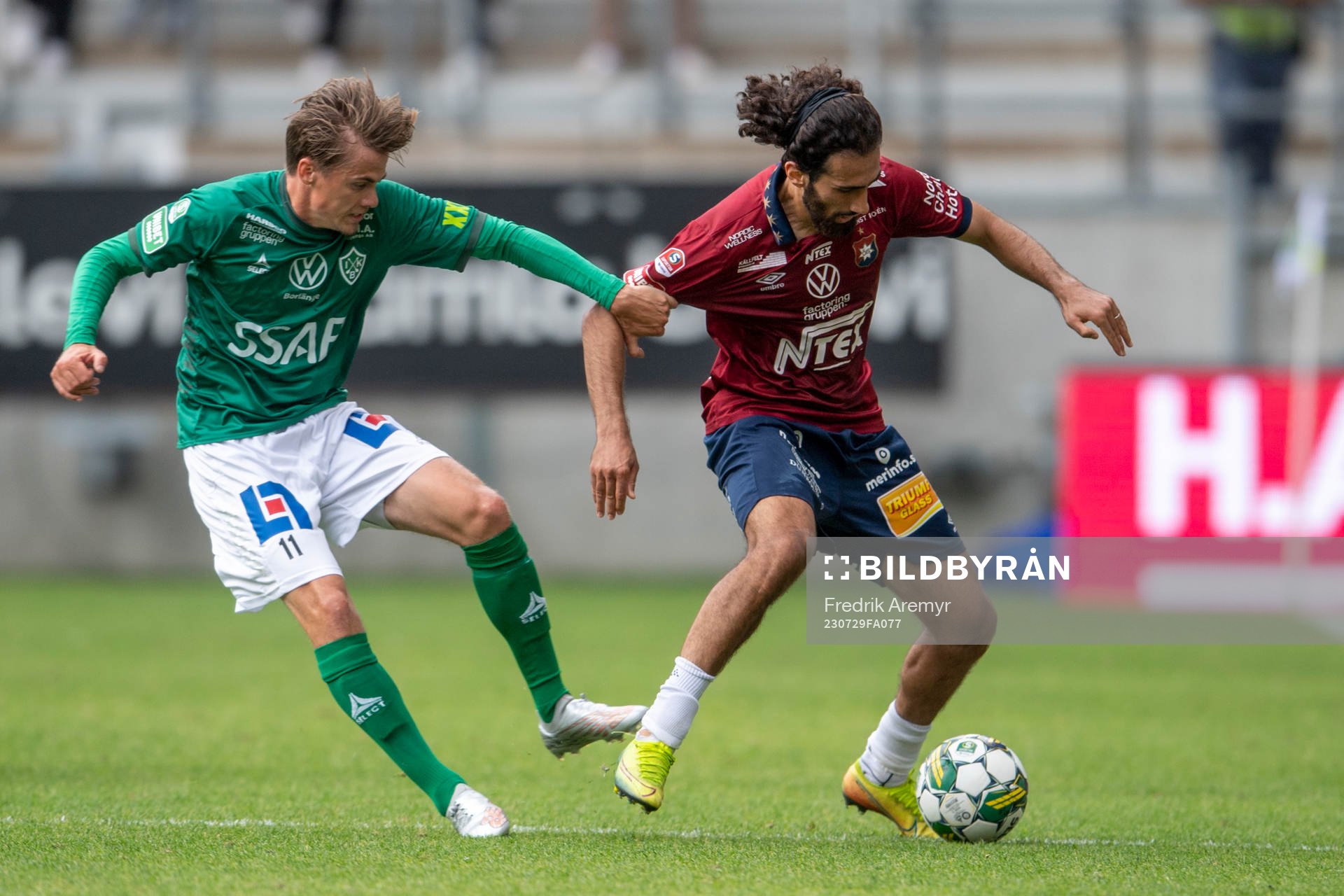 Brages Johan Arvidsson och Örgrytes Hady Saleh Karim