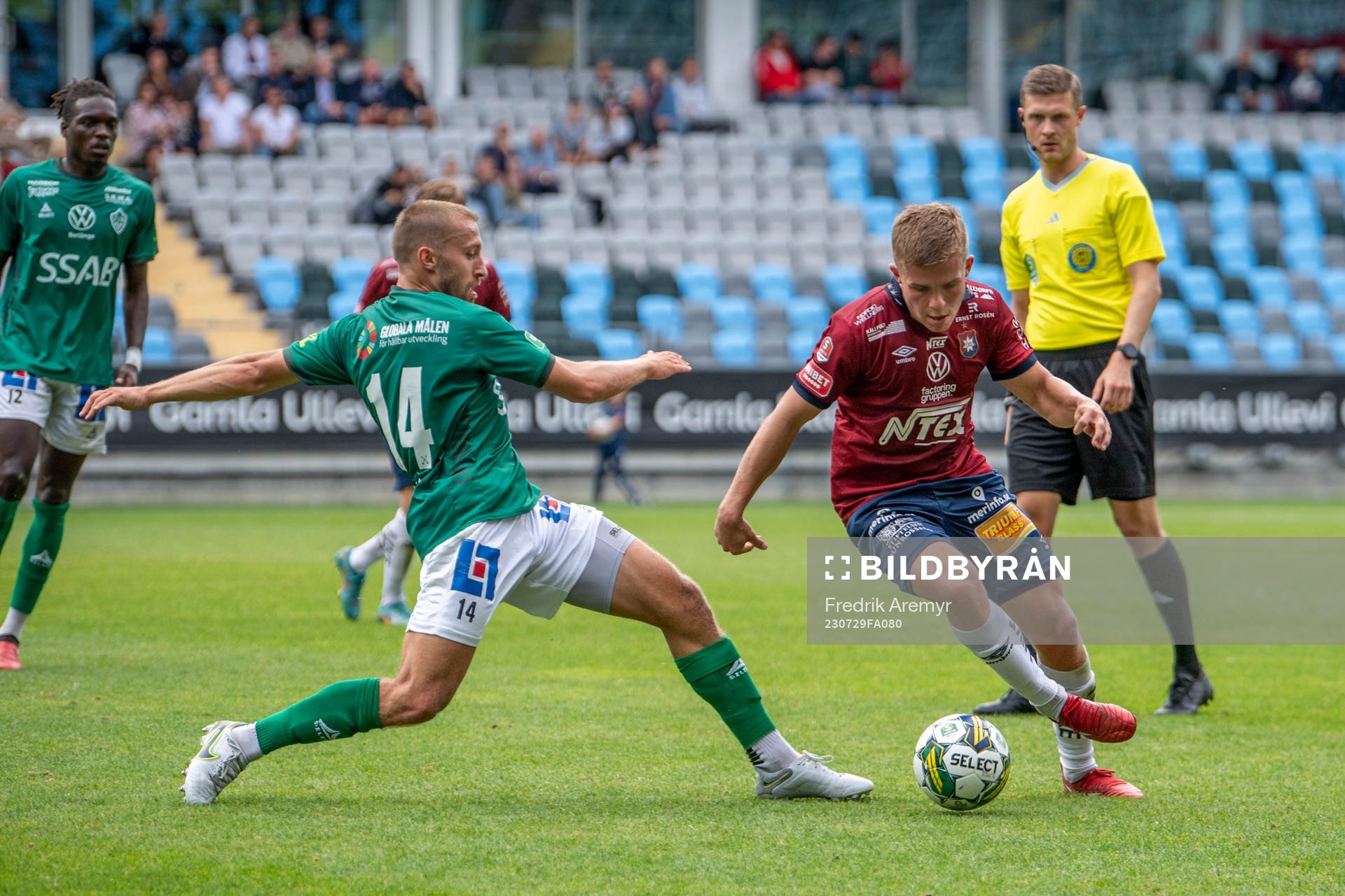 Brages Jacob Stensson och Örgrytes Isak Dahlqvist
