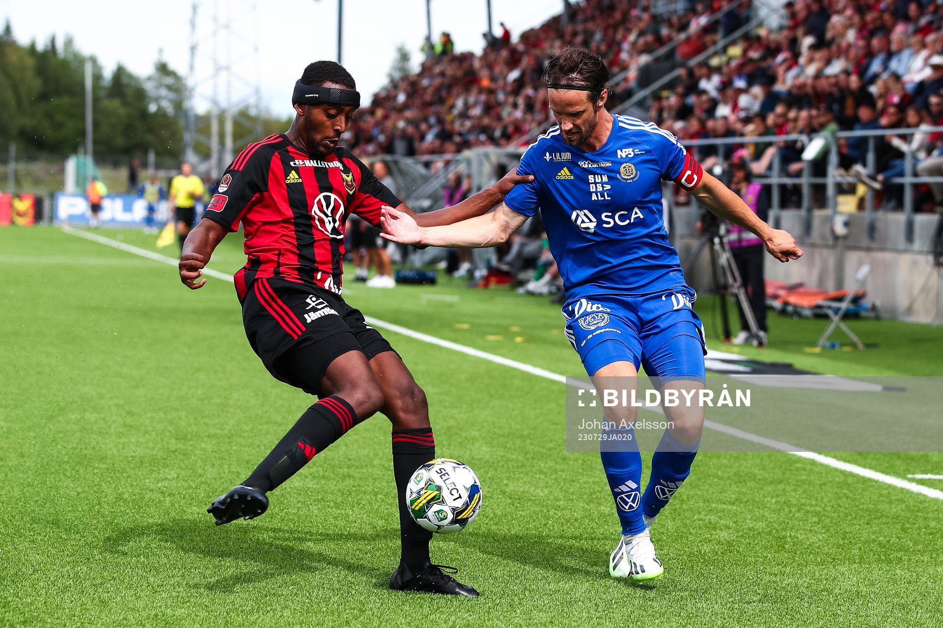 Östersunds Theodore Rask och GIF Sundsvalls Linus Hallenius