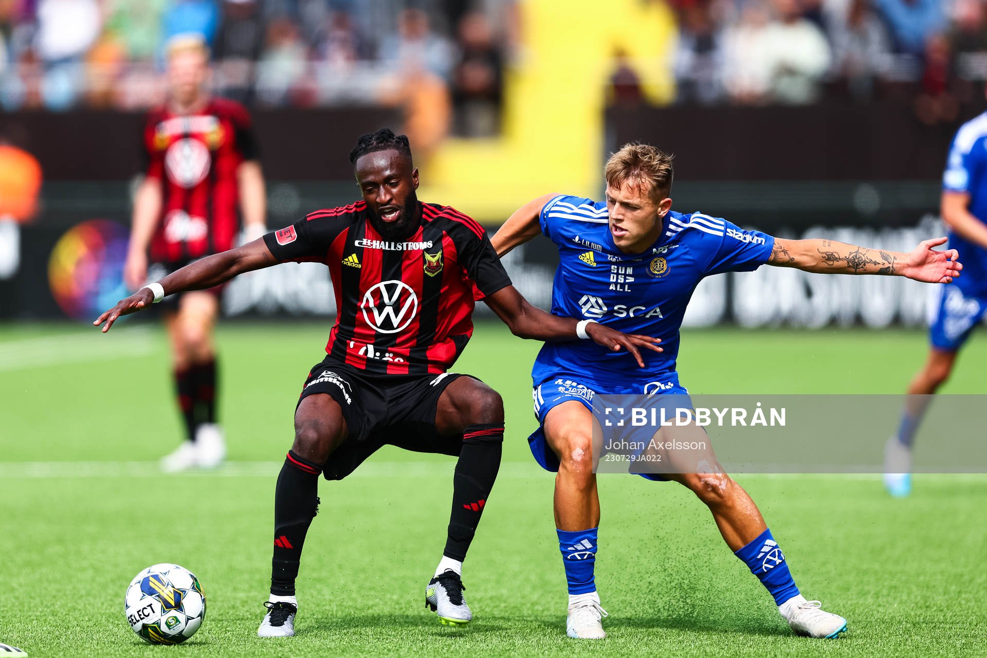 Östersunds Mansour Sinyan och GIF Sundsvalls Ludvig Nåvik